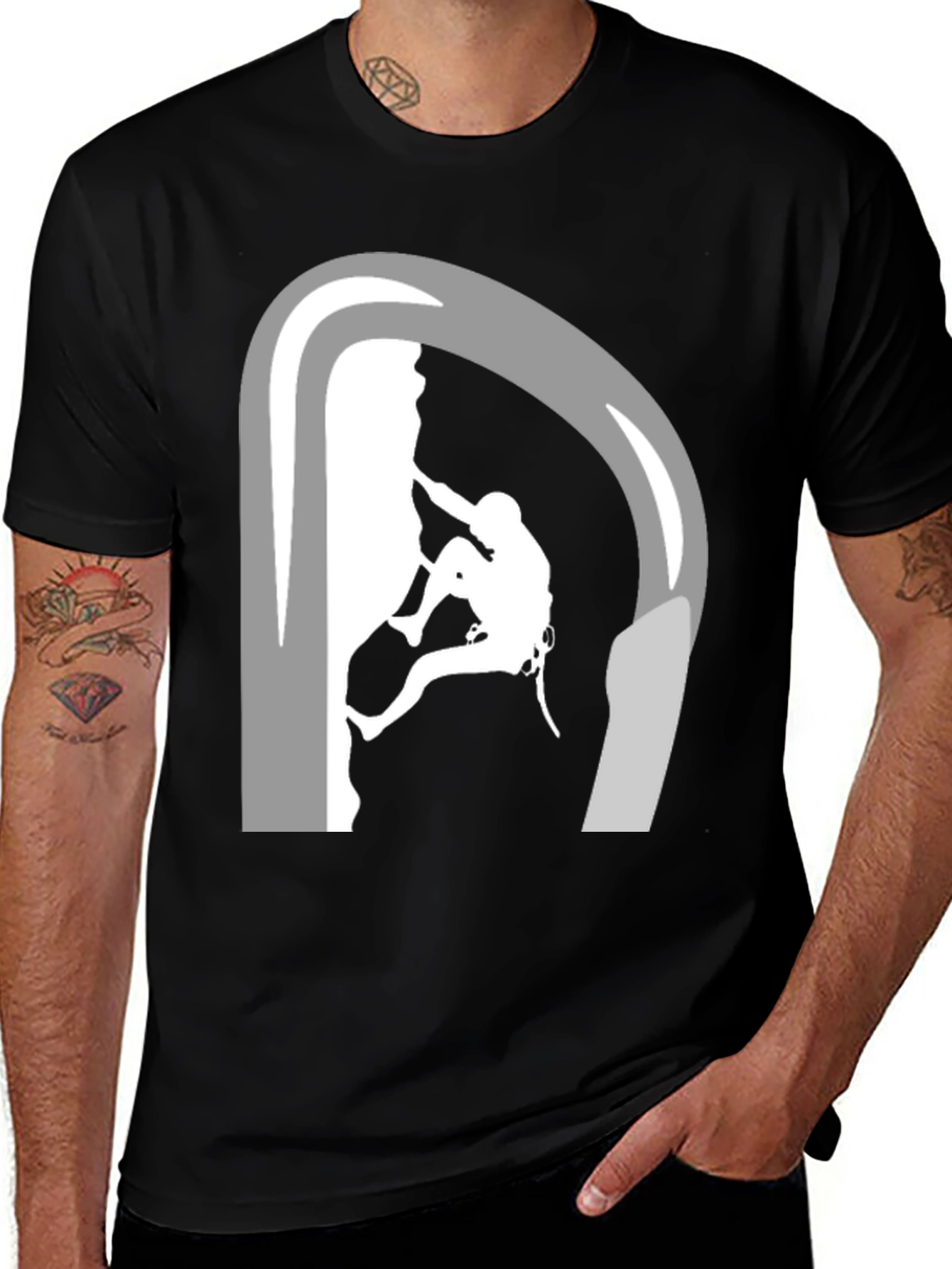 Rock Climbing Carabiner T-Shirt