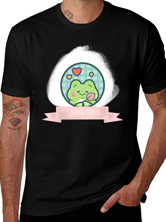 I Frog You T-Shirt - Cute Cartoon Frog Design