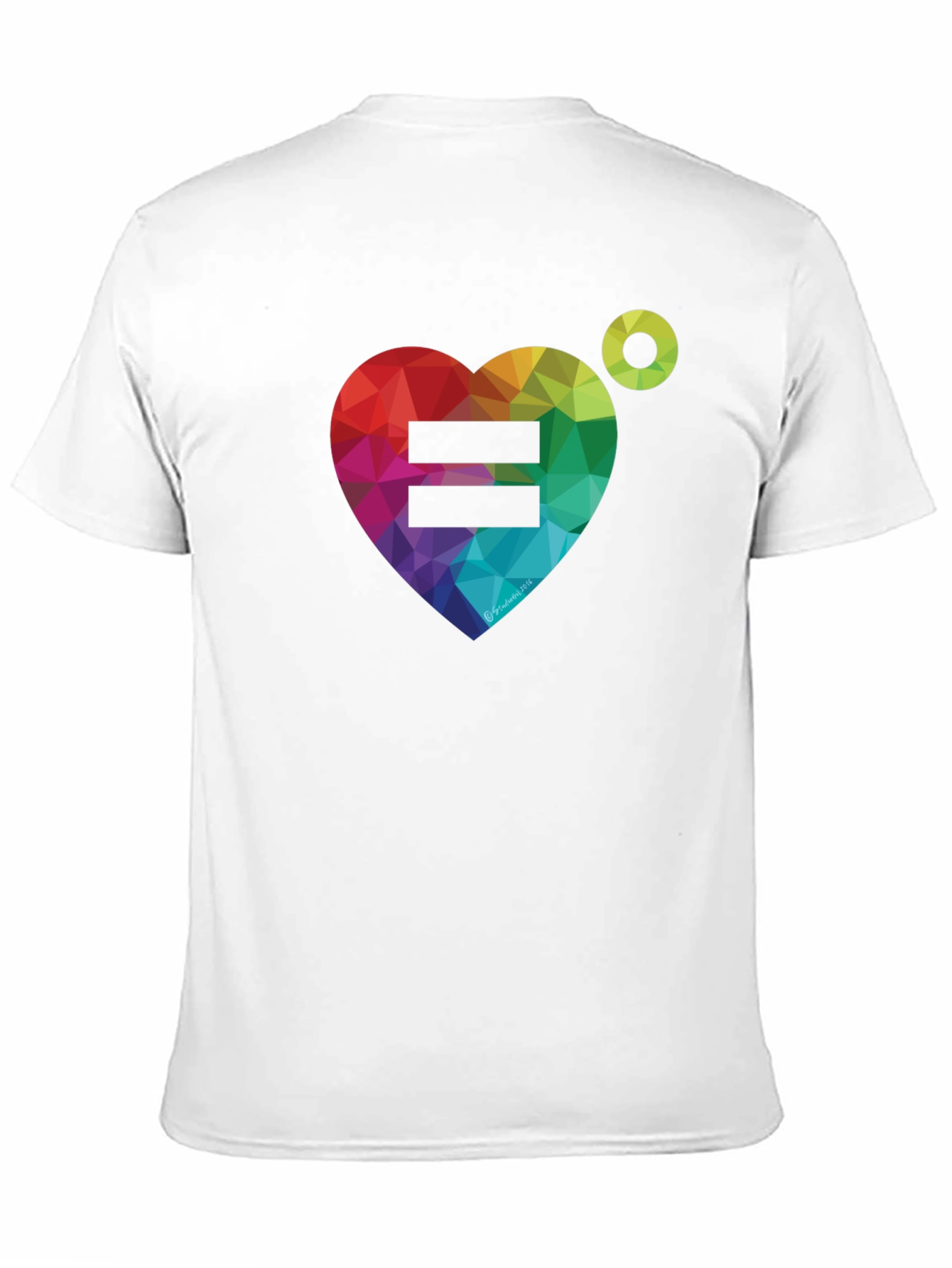 Equality Rainbow Heart Graphic Tee