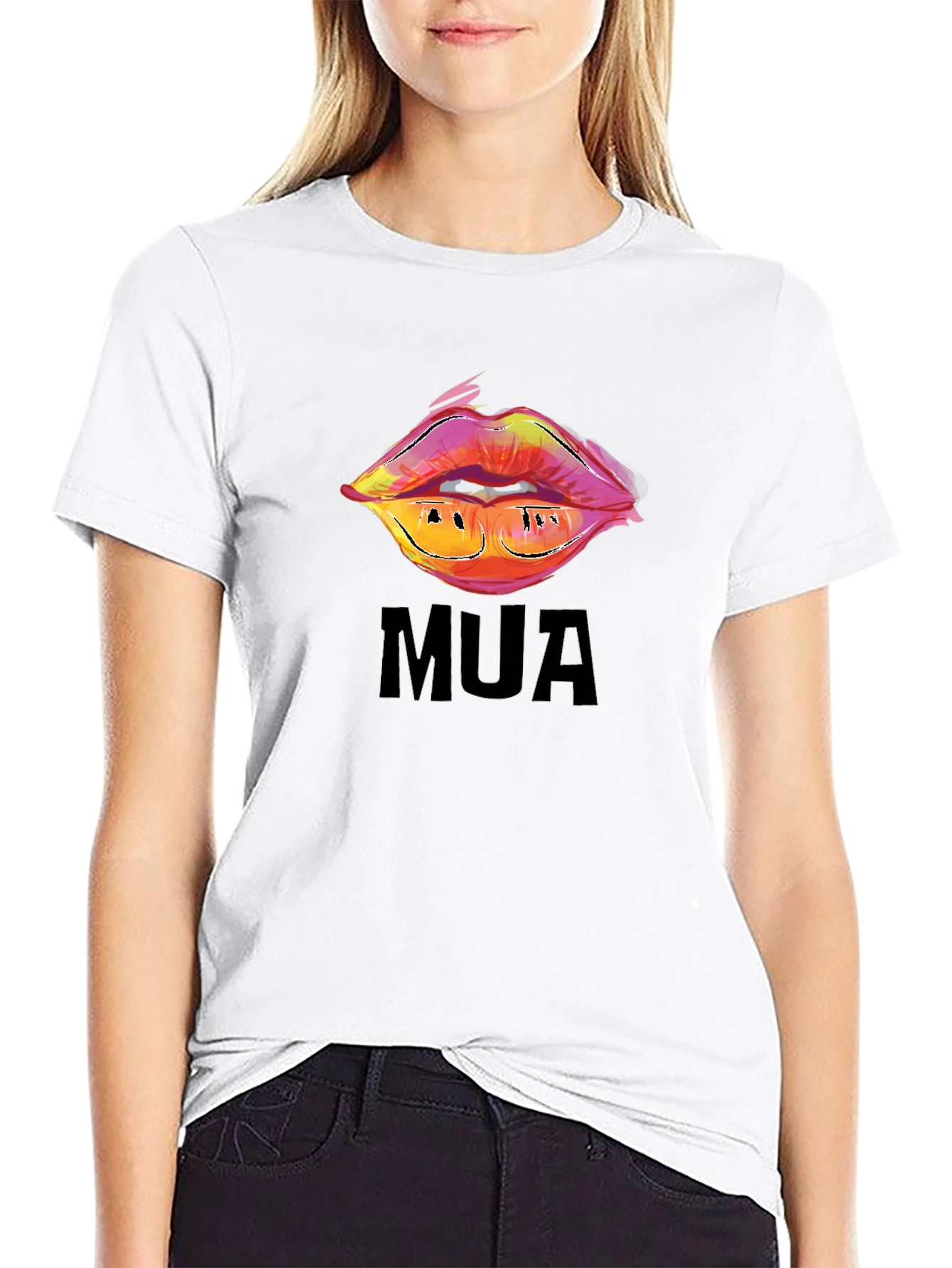 MUA Lips Graphic Tee - Stylish & Trendy