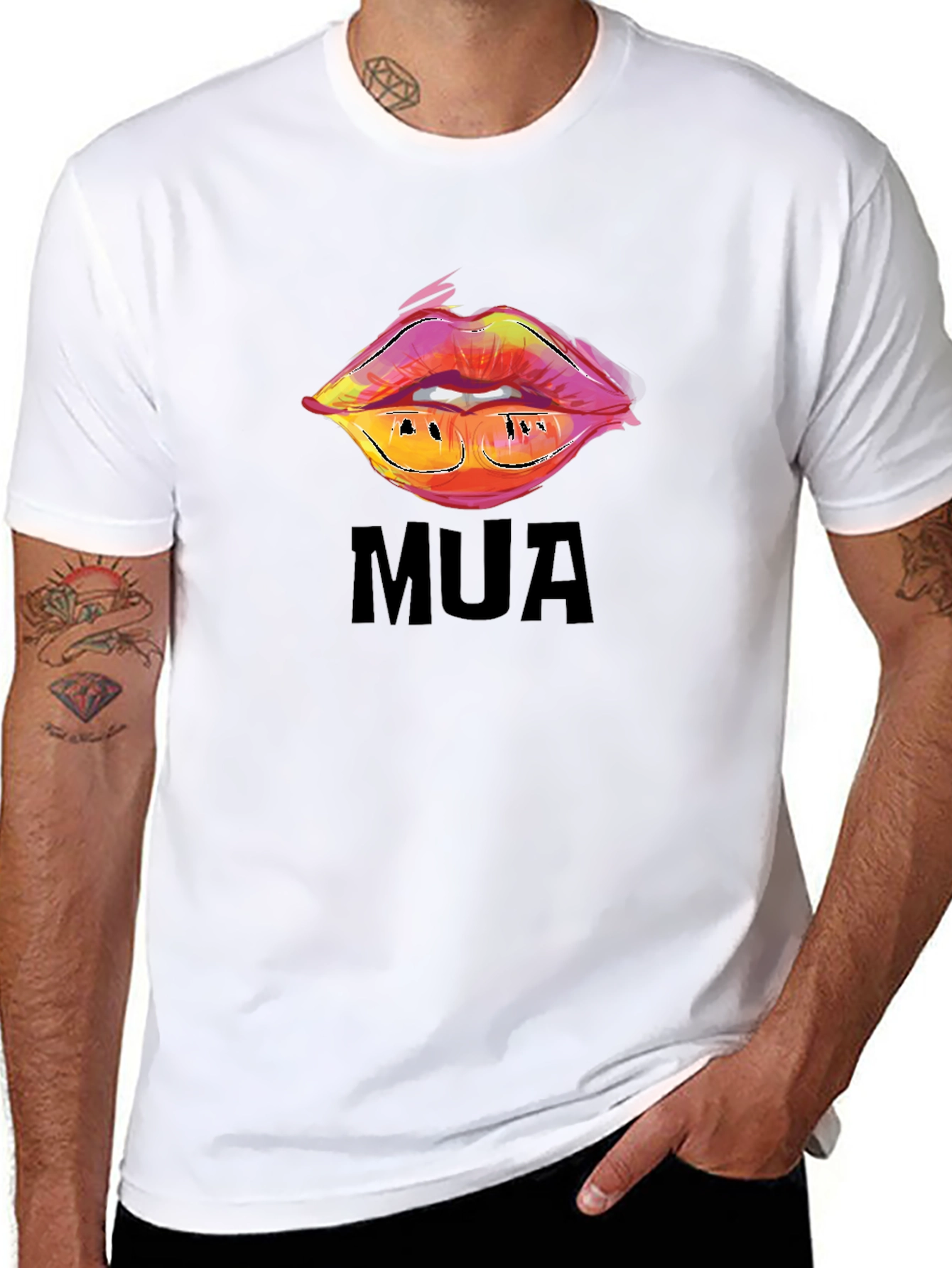 MUA Lips Graphic Tee - Stylish & Trendy