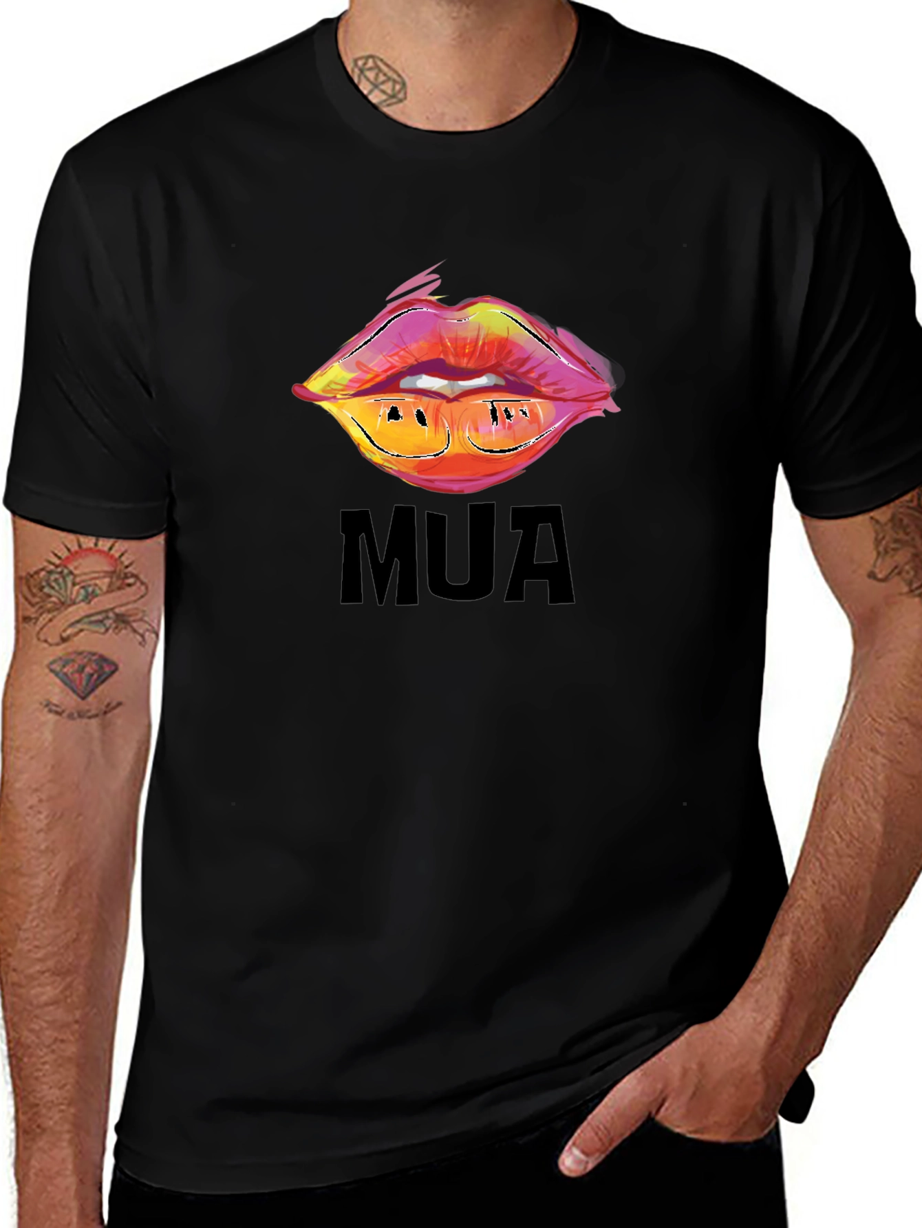 MUA Lips Graphic Tee - Stylish & Trendy
