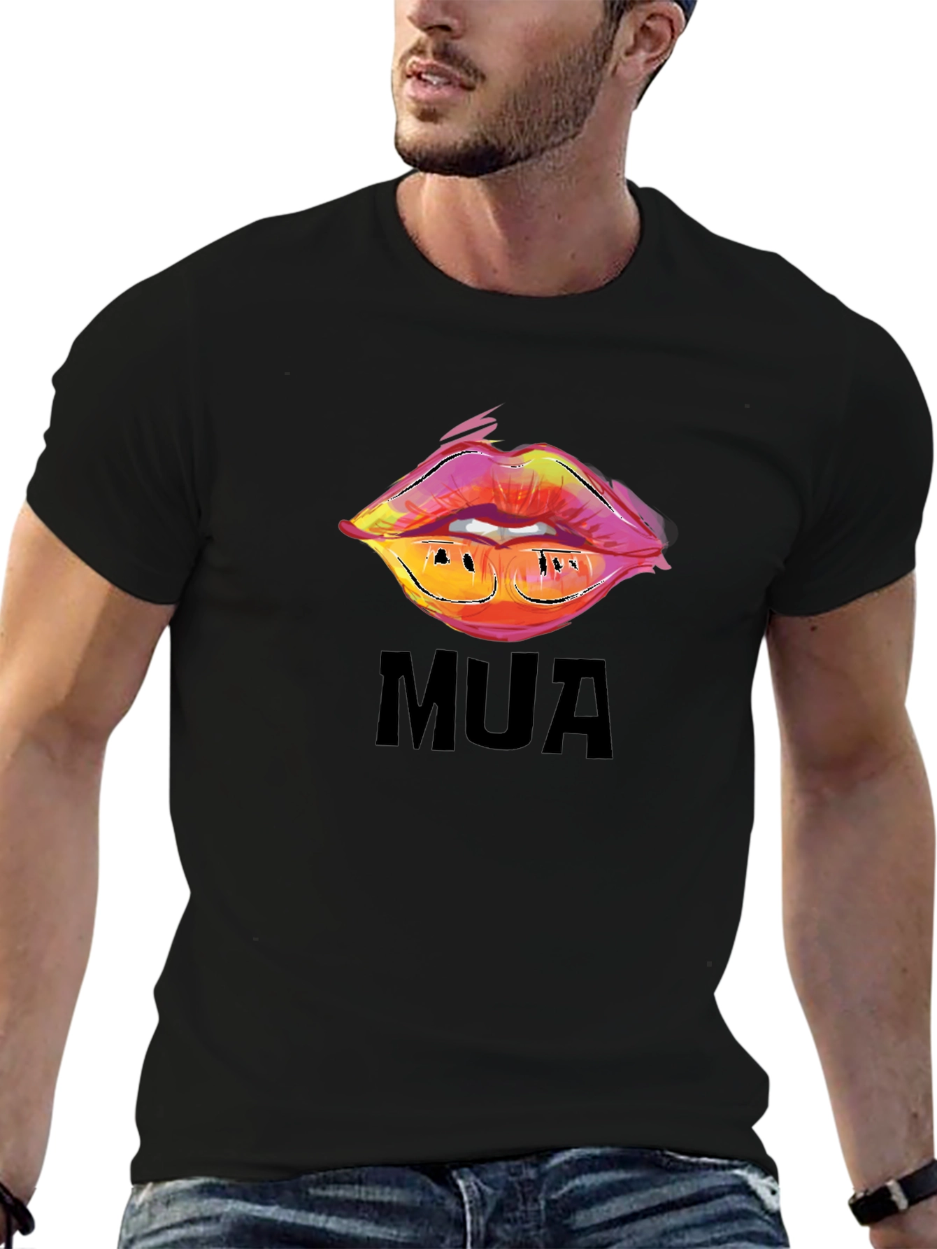 MUA Lips Graphic Tee - Stylish & Trendy