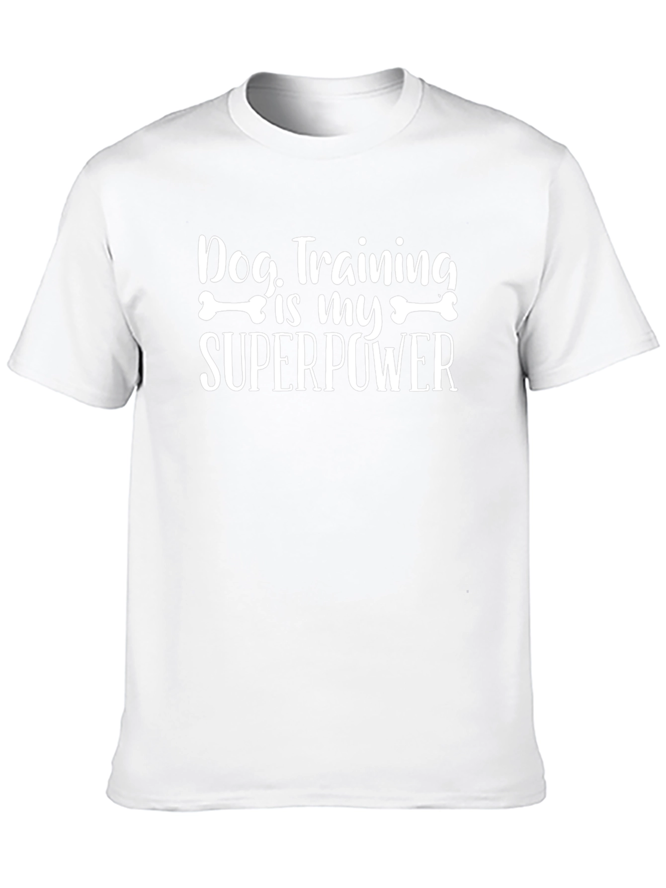 Dog Training is My Superpower Black T-Shirt