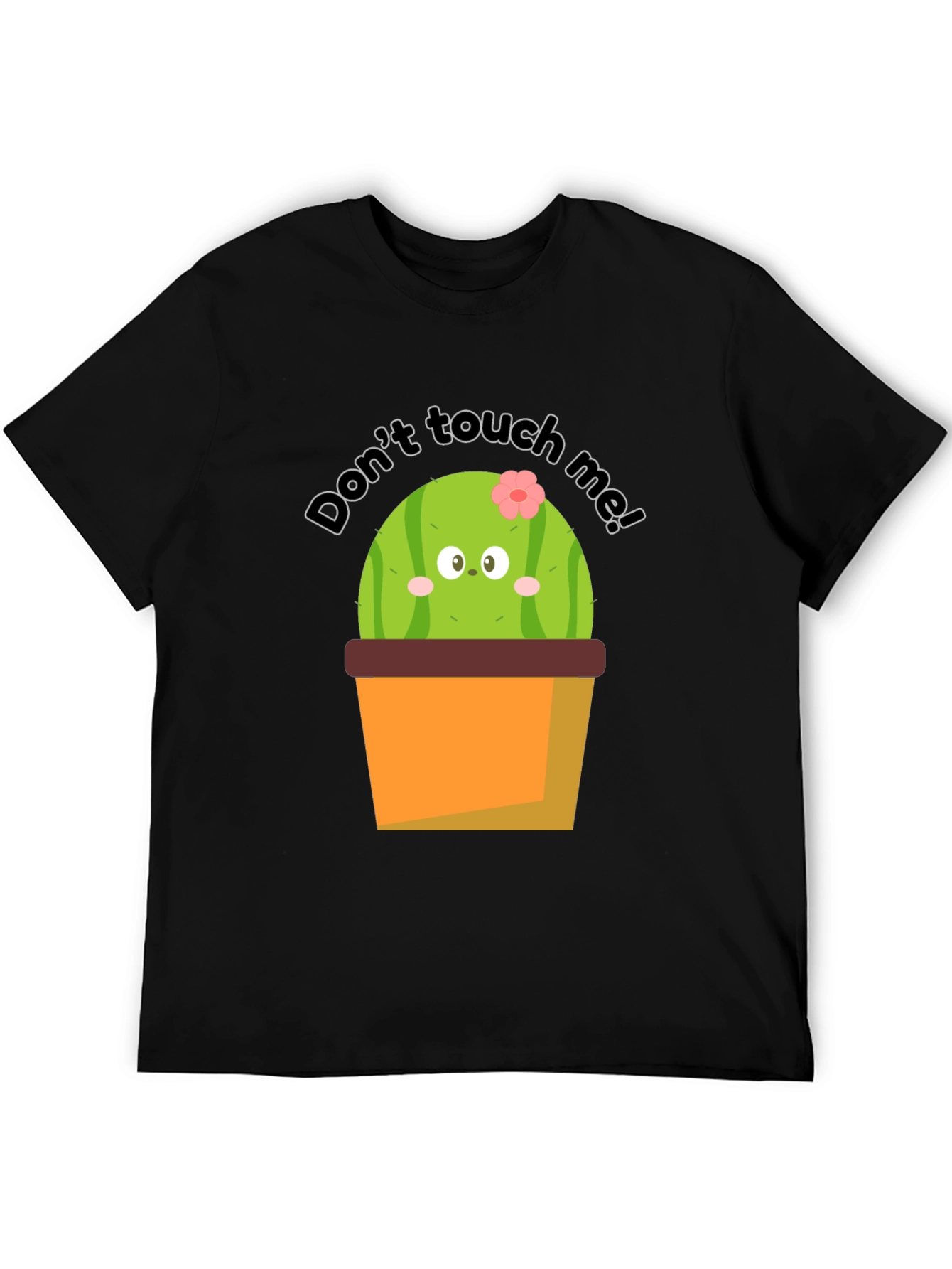 Cute Cactus Graphic Tee - Dont Touch Me!
