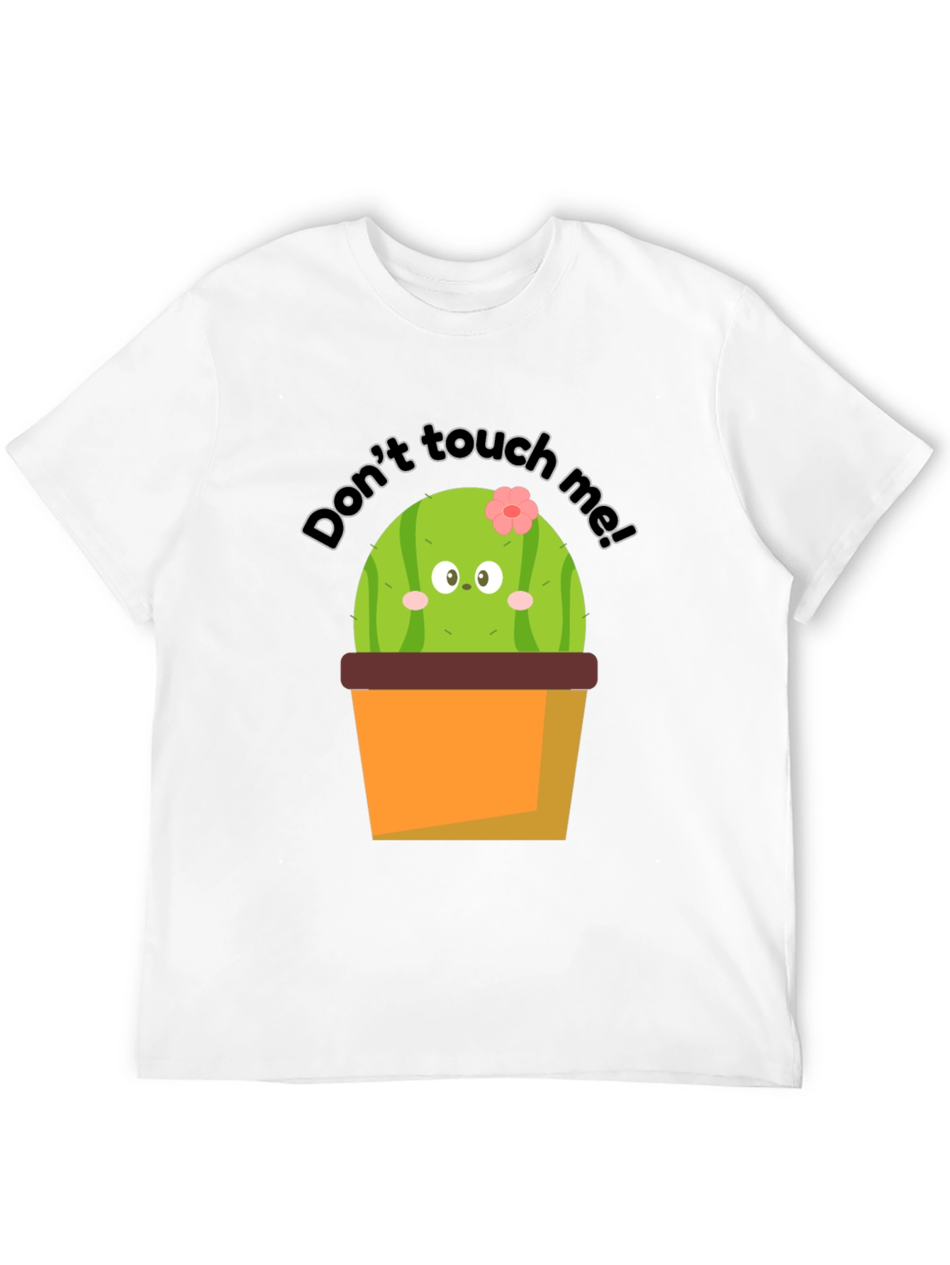 Cute Cactus Graphic Tee - Dont Touch Me!