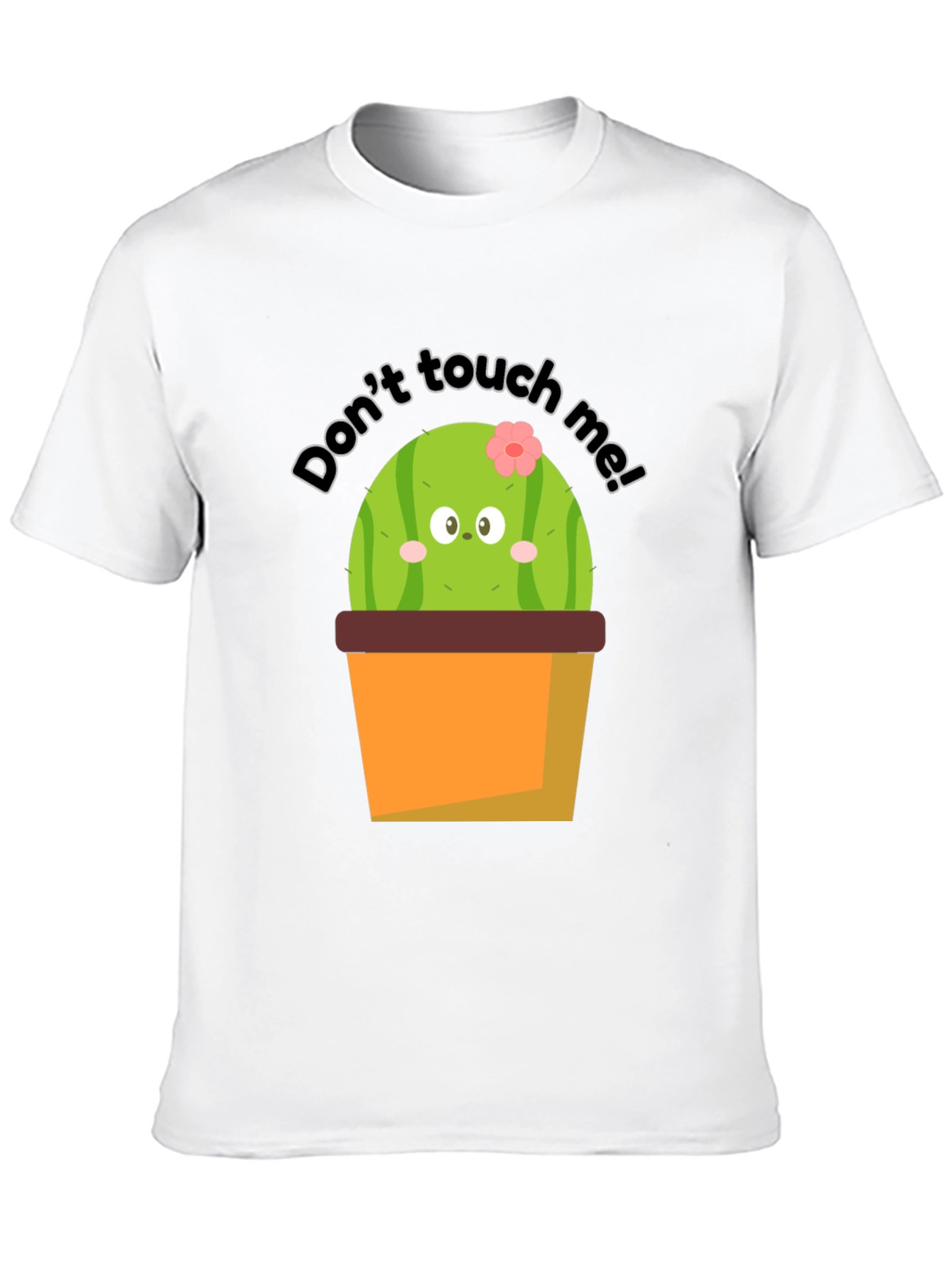 Cute Cactus Graphic Tee - Dont Touch Me!