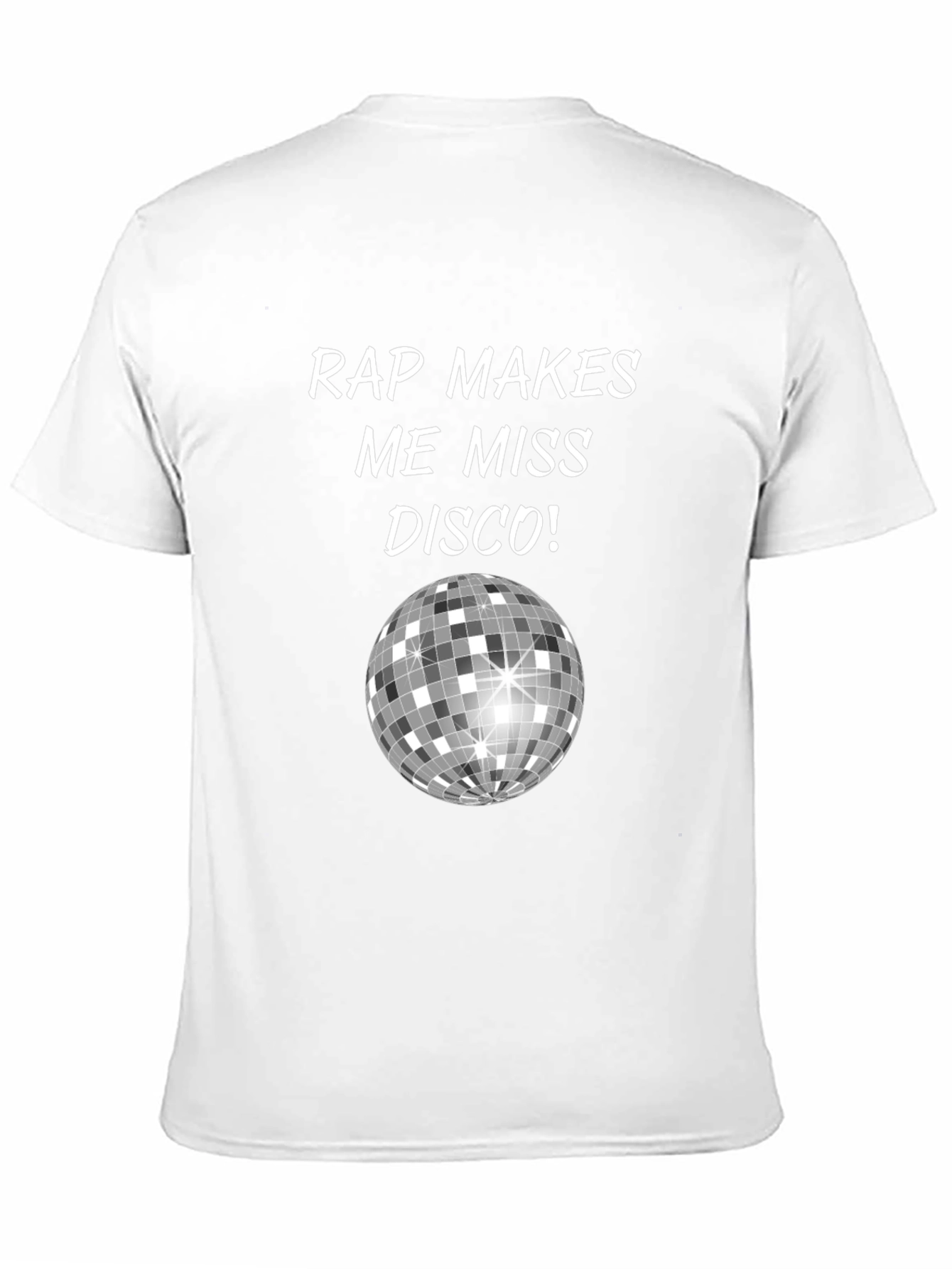 Rap Makes Me Miss Disco Black T-Shirt
