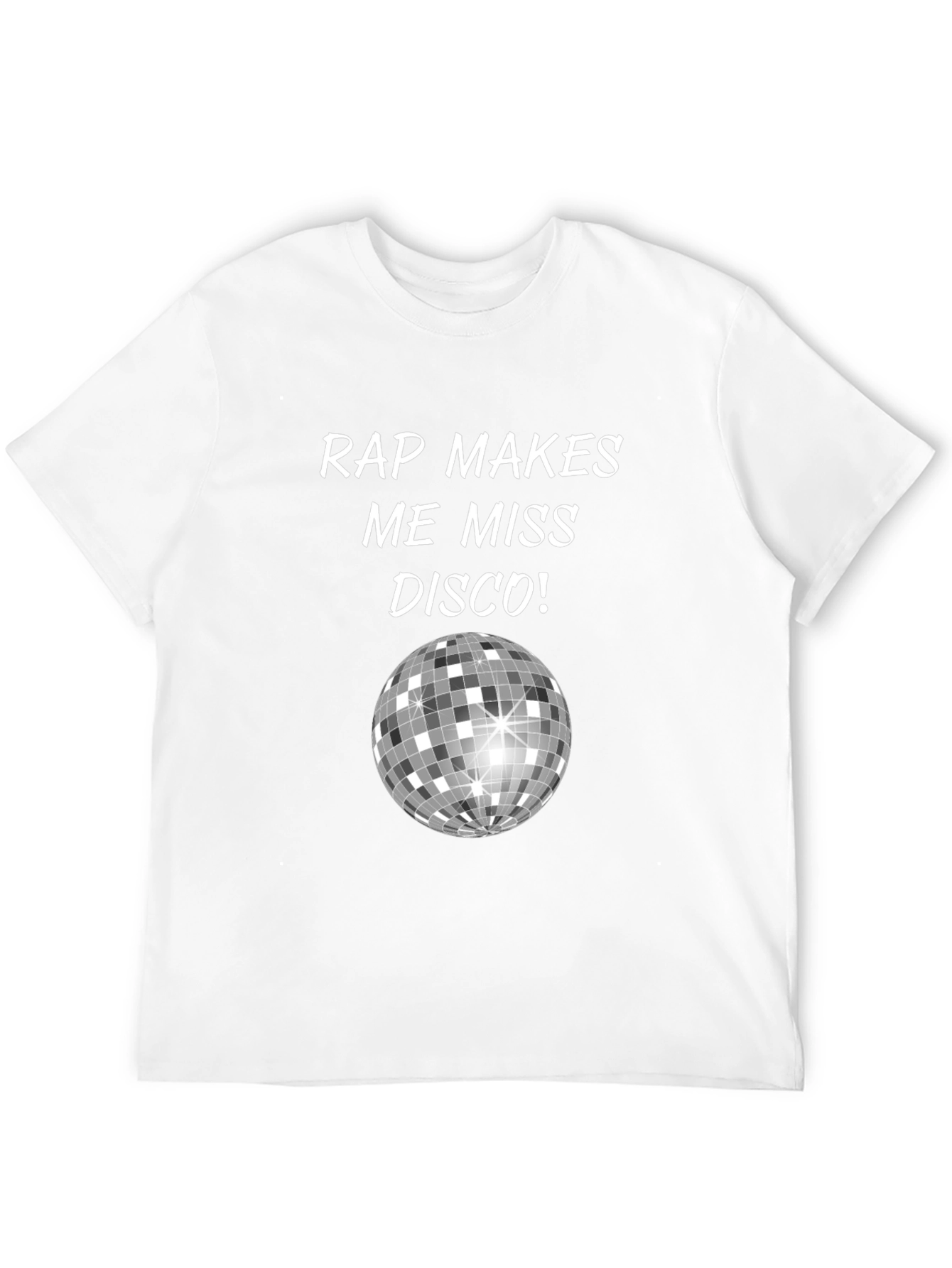 Rap Makes Me Miss Disco Black T-Shirt