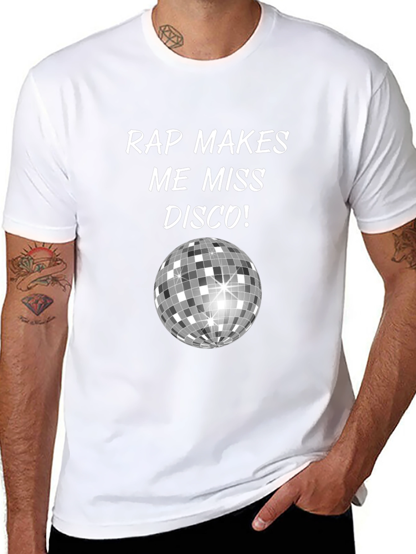 Rap Makes Me Miss Disco Black T-Shirt