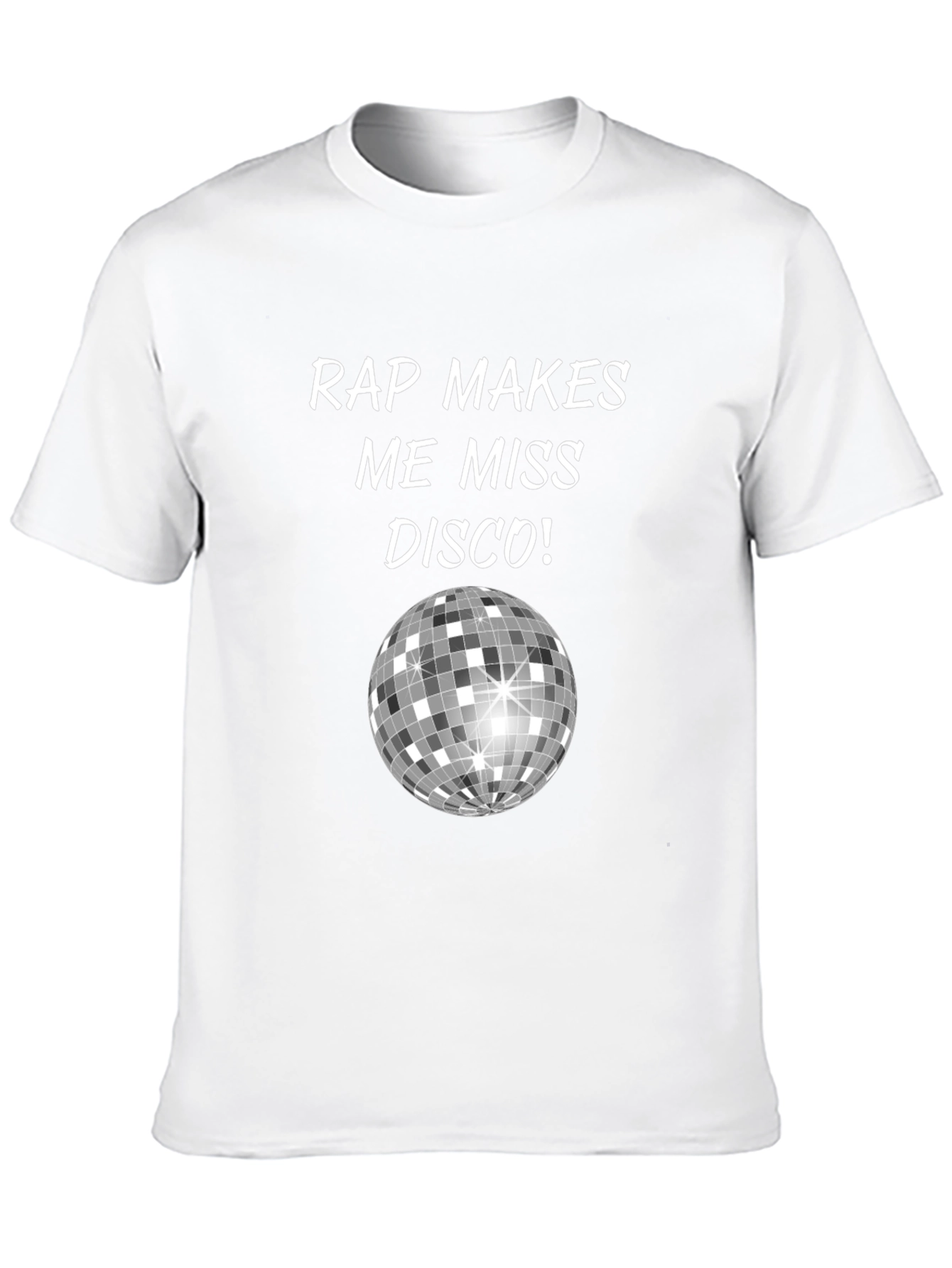 Rap Makes Me Miss Disco Black T-Shirt
