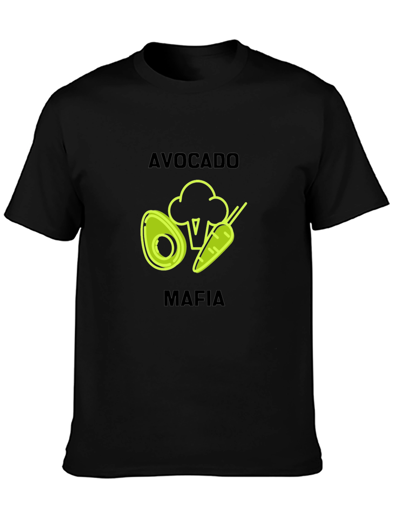 Avocado Mafia Black Graphic T-Shirt