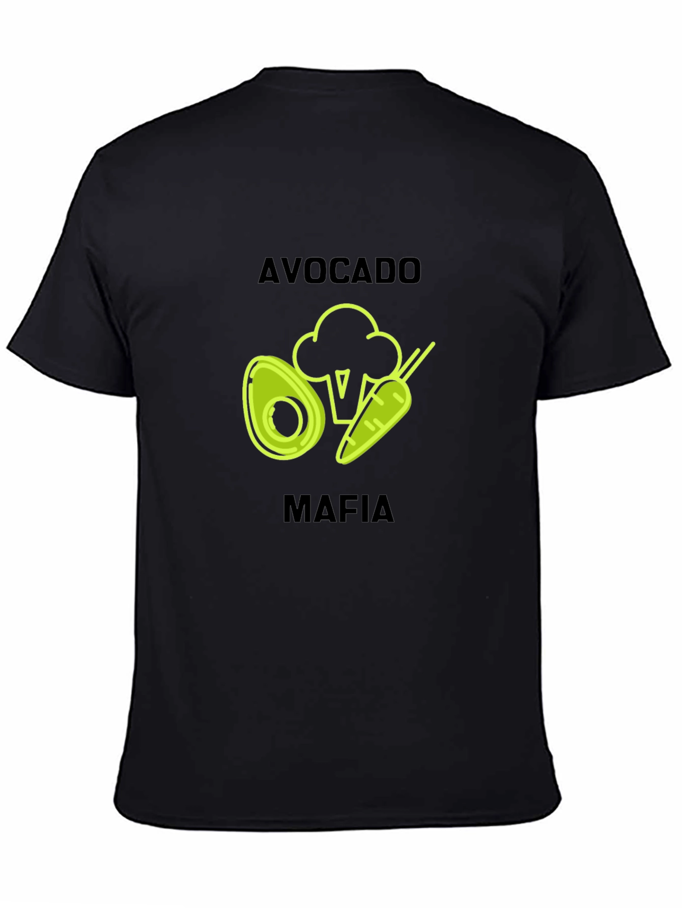 Avocado Mafia Black Graphic T-Shirt