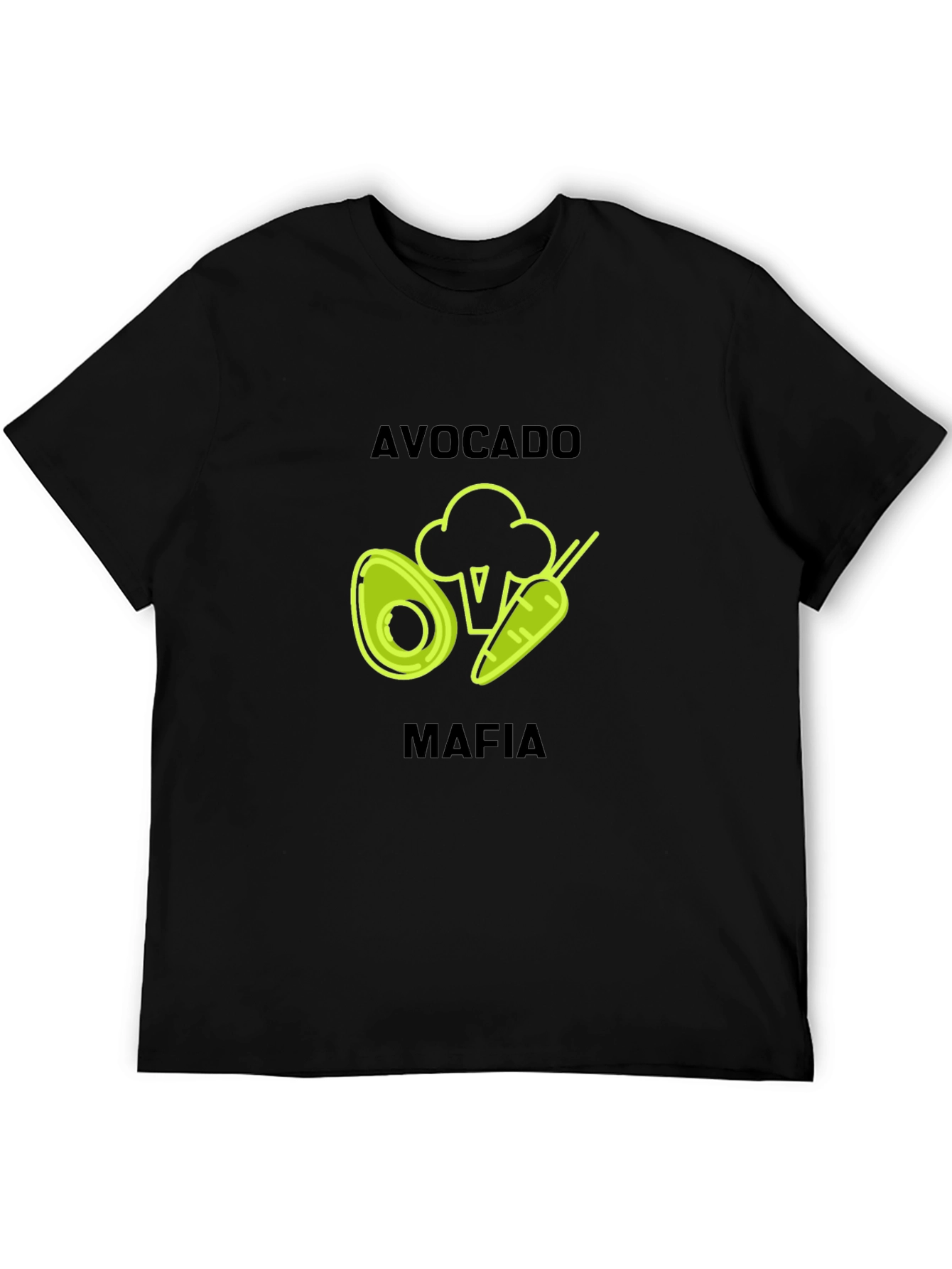 Avocado Mafia Black Graphic T-Shirt