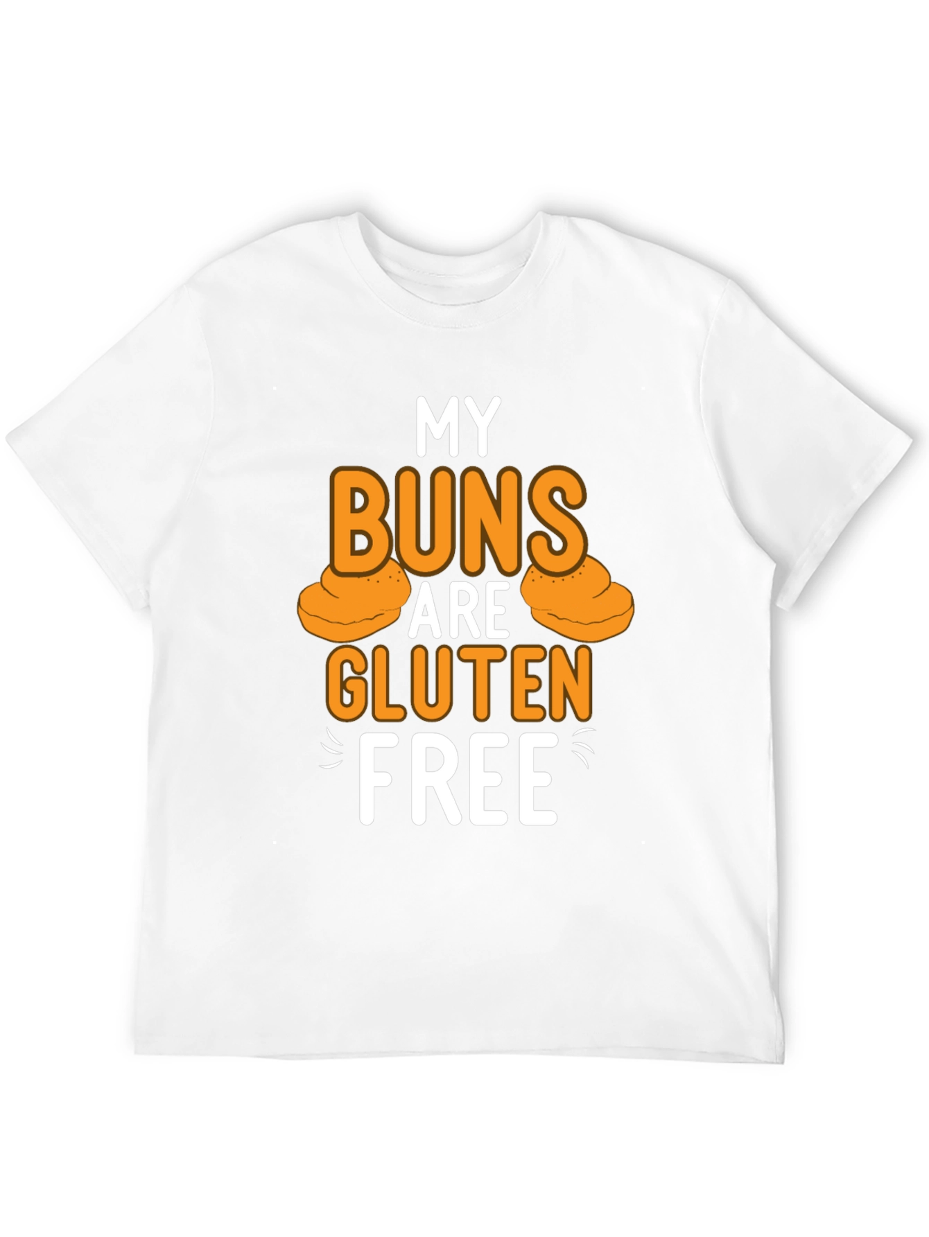My Buns Are Gluten Free Black T-Shirt