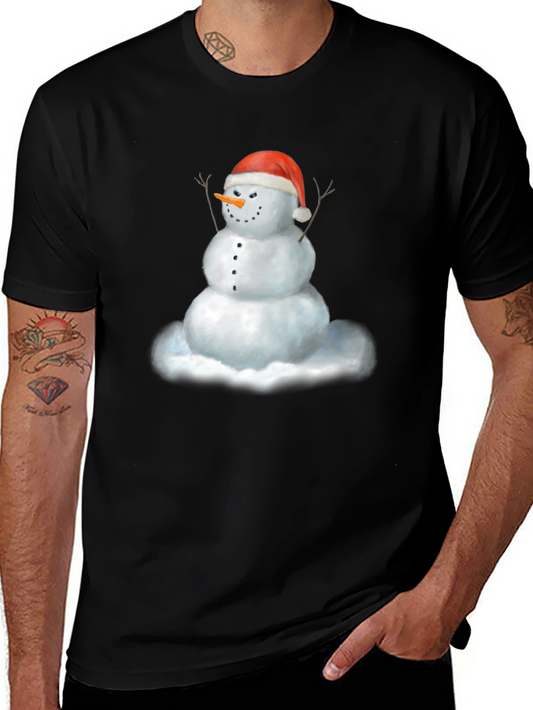 Festive Snowman Graphic Tee