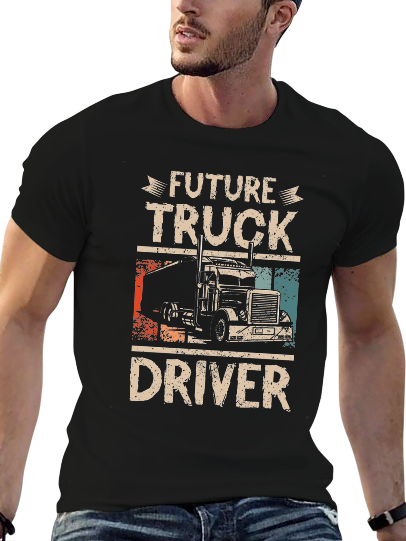 Future Truck Driver T-Shirt - Cool Truck Graphic Tee