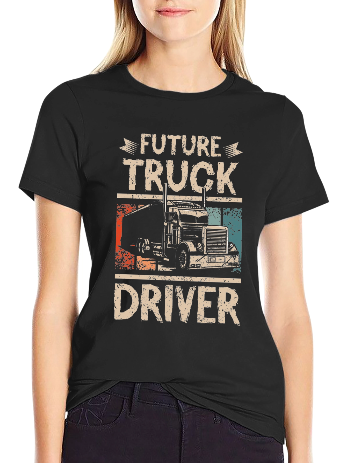Future Truck Driver T-Shirt - Cool Truck Graphic Tee