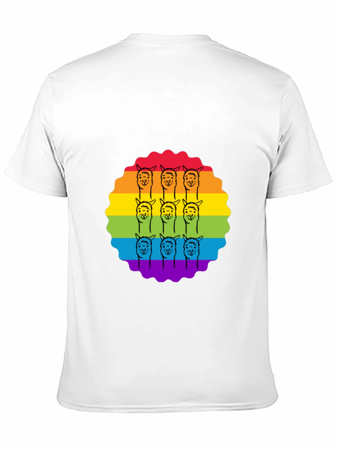 Rainbow Llama Pride T-Shirt - Soft Cotton