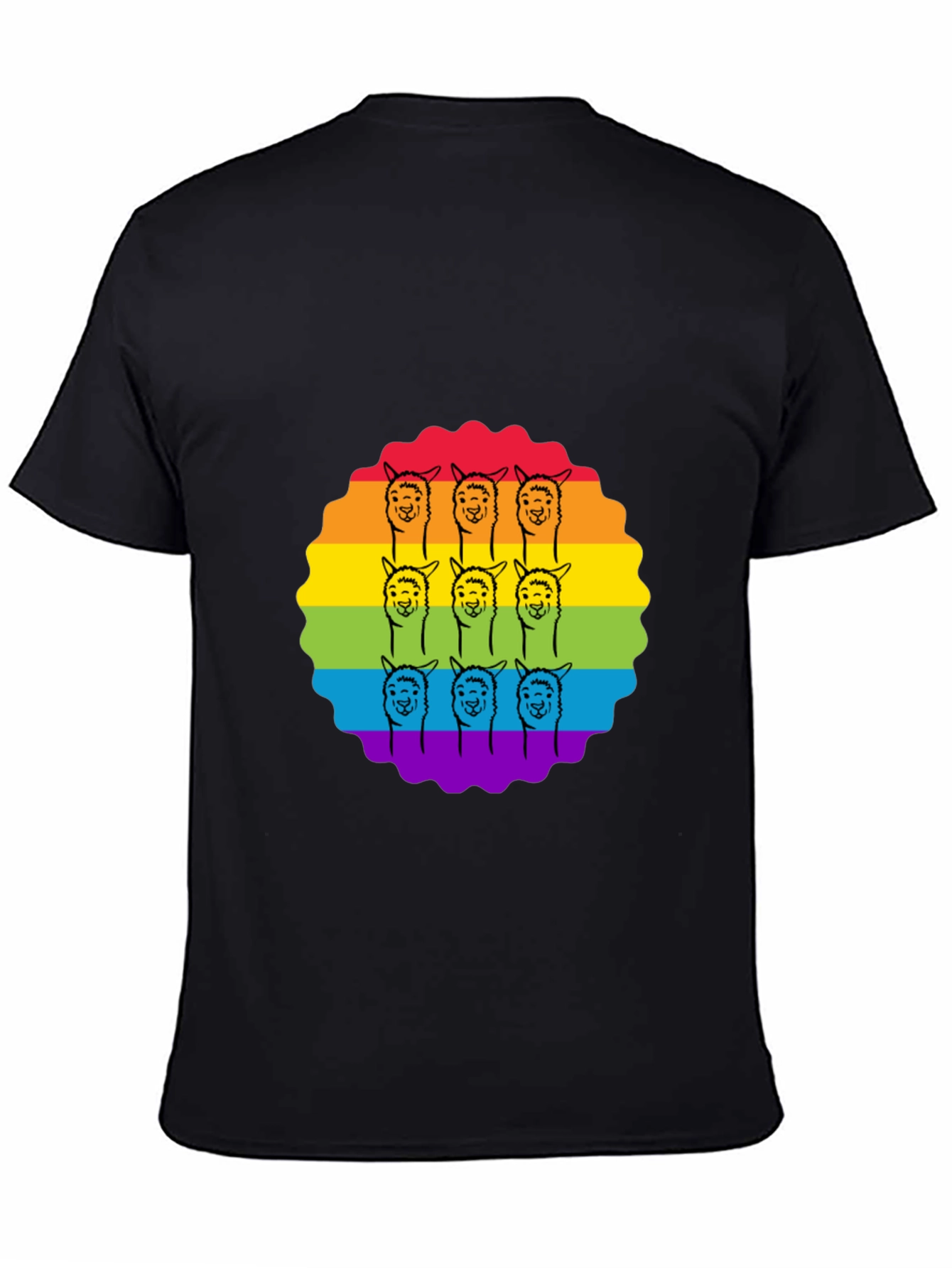 Rainbow Llama Pride T-Shirt - Soft Cotton