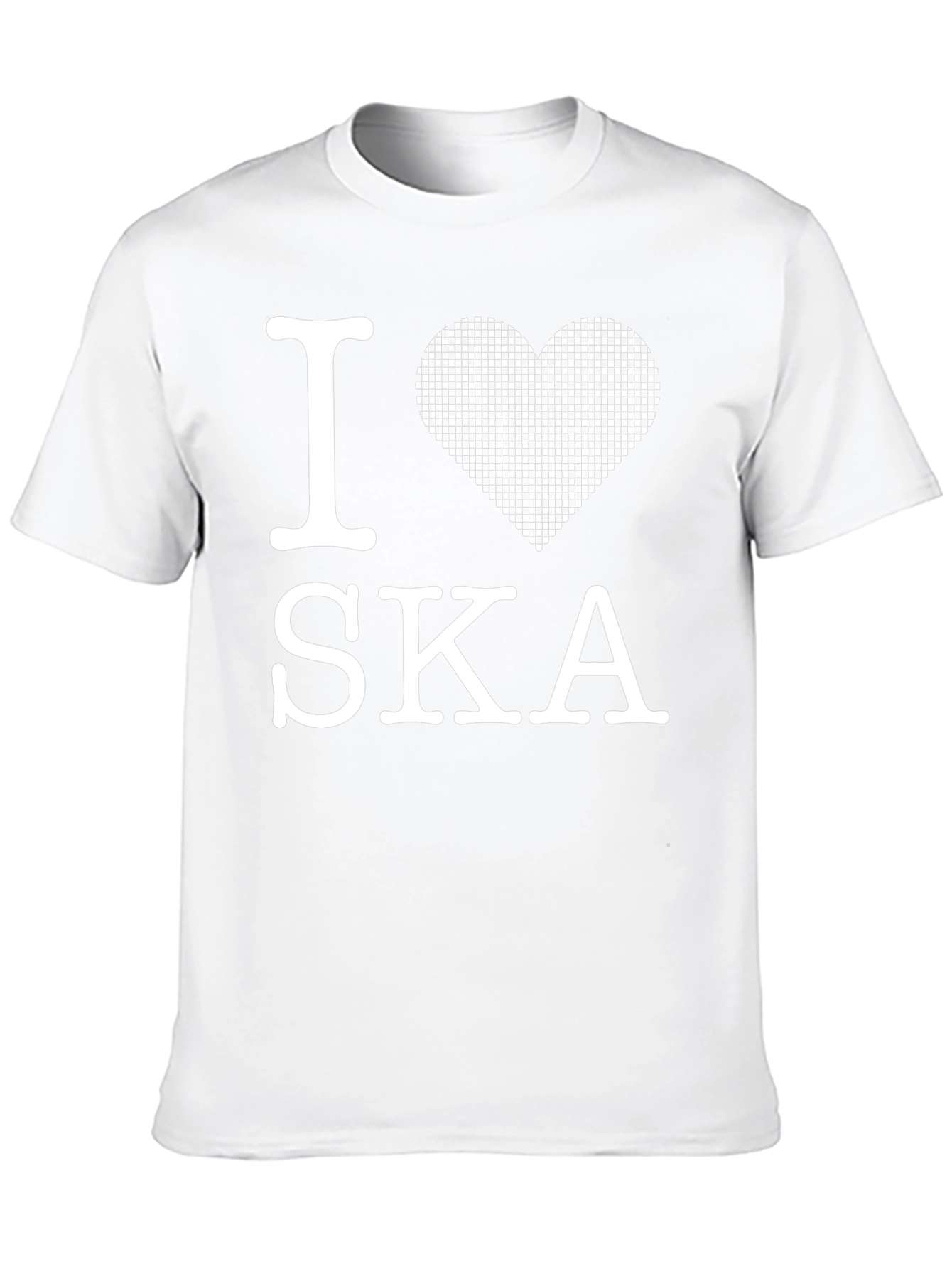 I Love Ska Graphic T-Shirt - Black