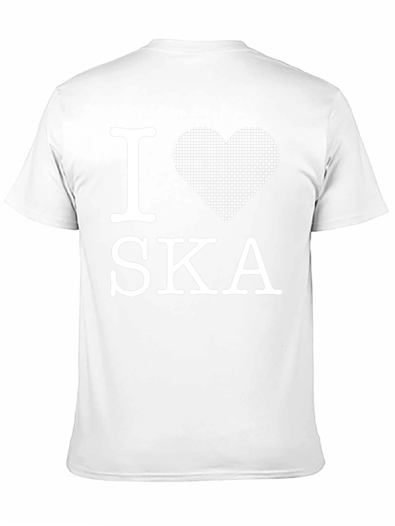 I Love Ska Graphic T-Shirt - Black