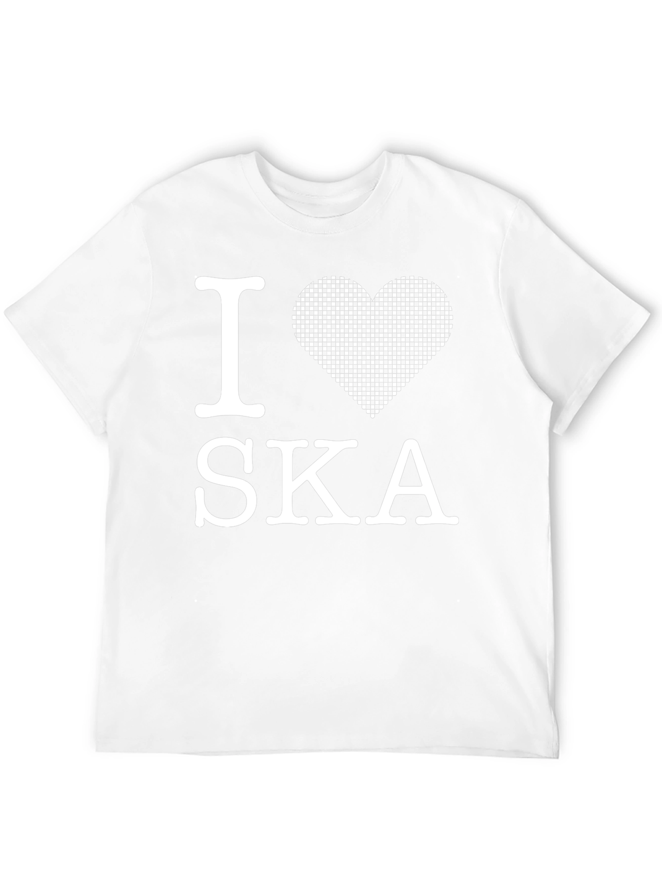 I Love Ska Graphic T-Shirt - Black