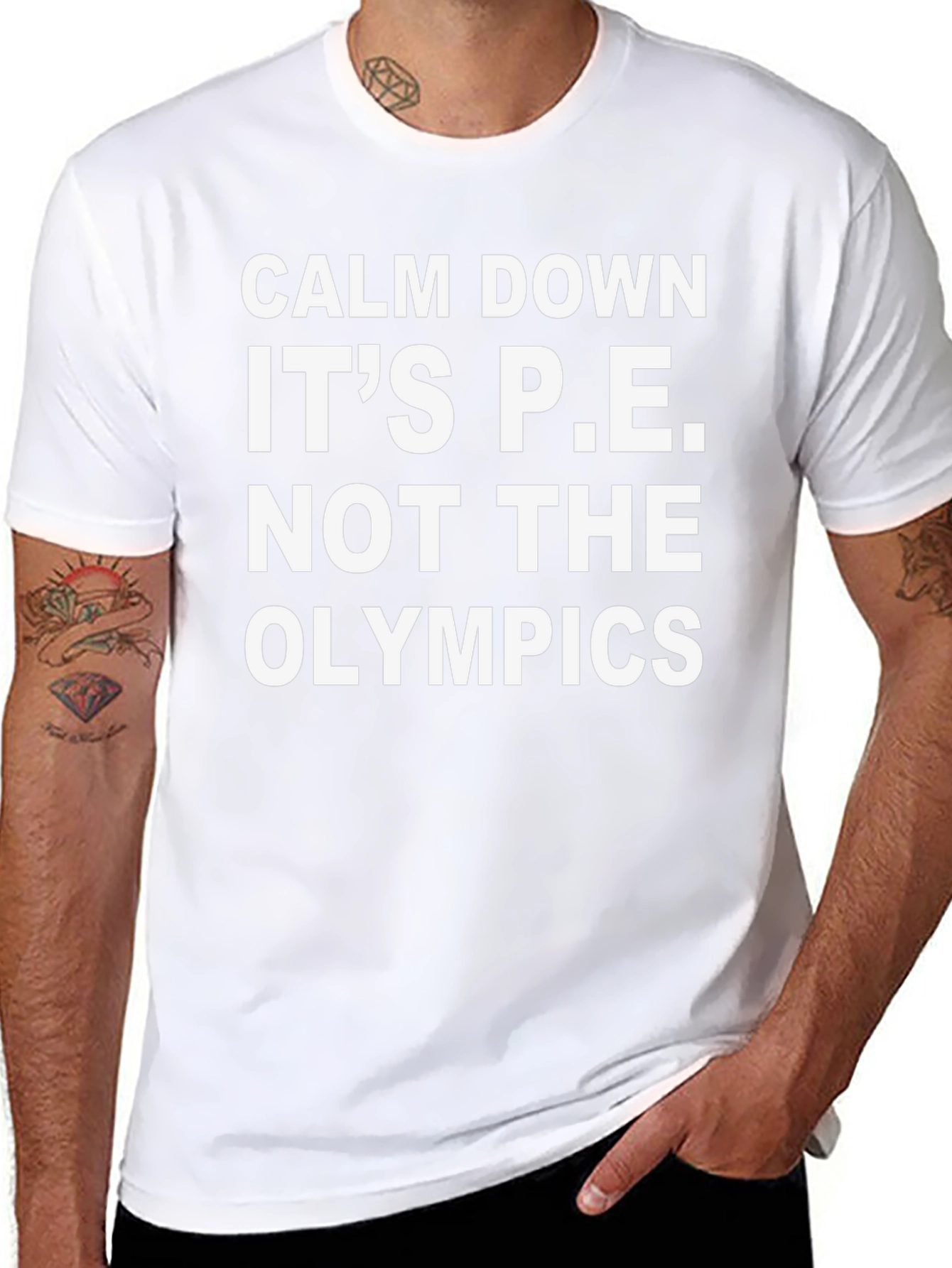 Calm Down Its P.E. T-Shirt