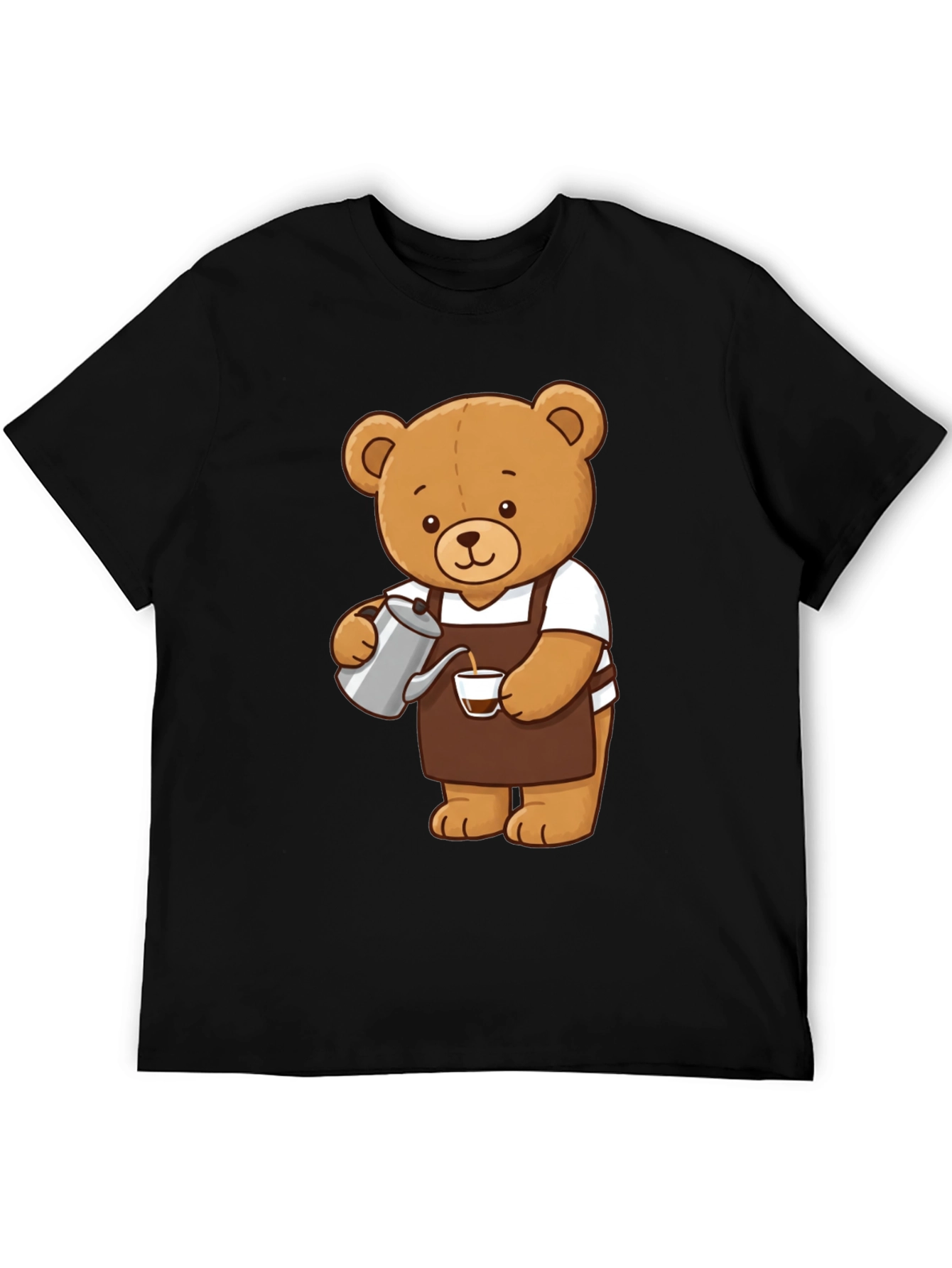 Barista Bear T-Shirt: Coffee Lovers Tee