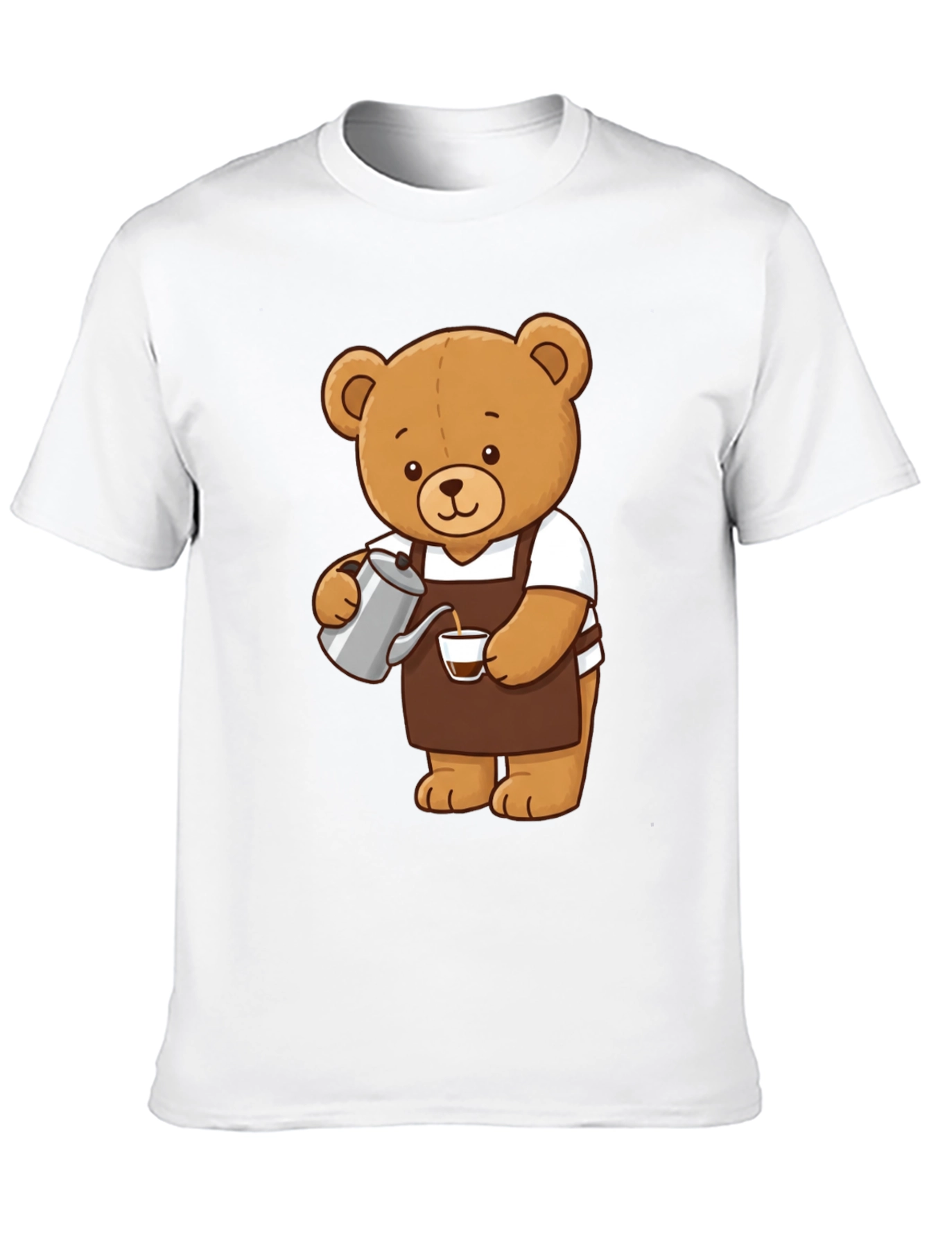 Barista Bear T-Shirt: Coffee Lovers Tee