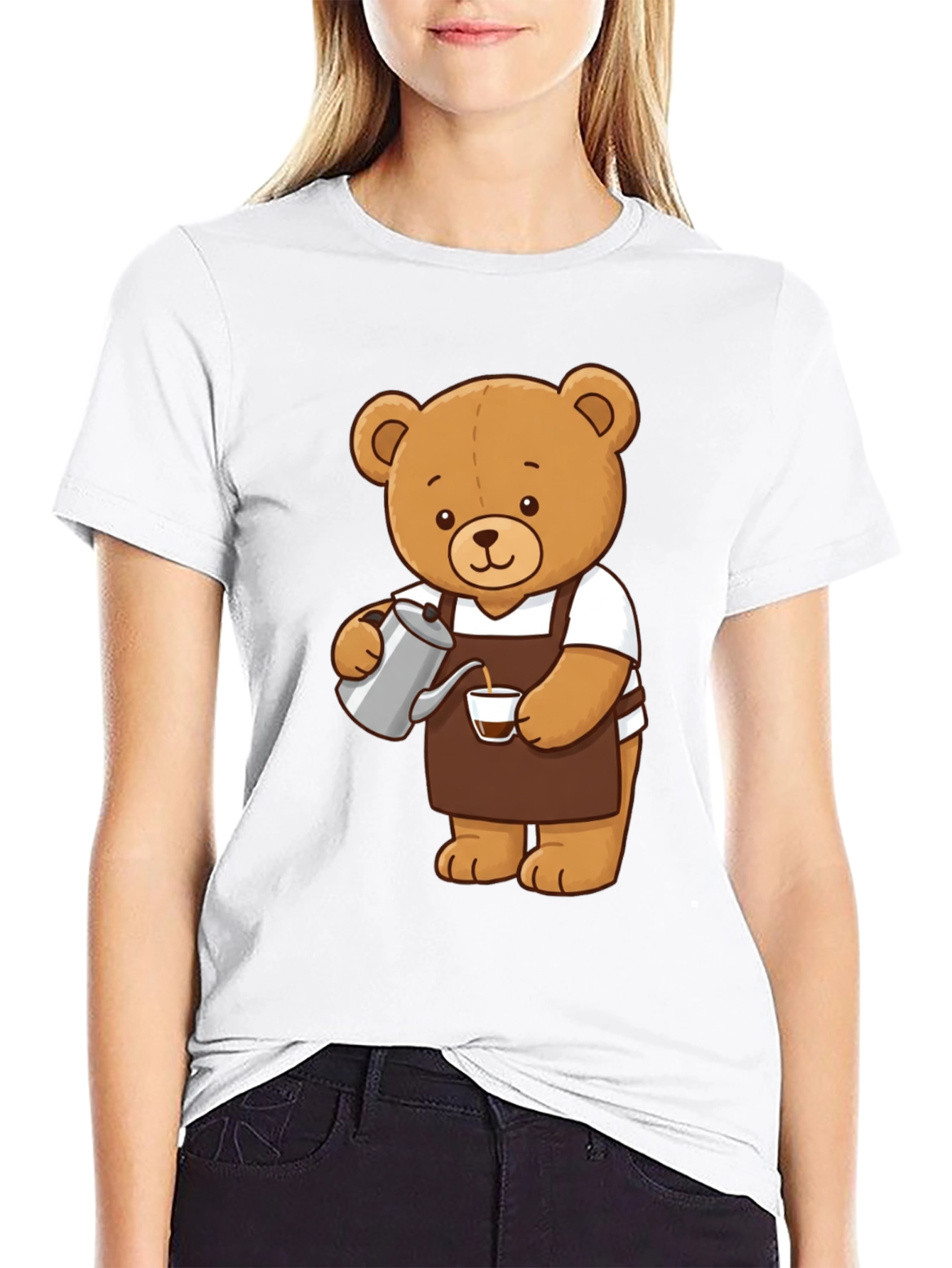 Barista Bear T-Shirt: Coffee Lovers Tee