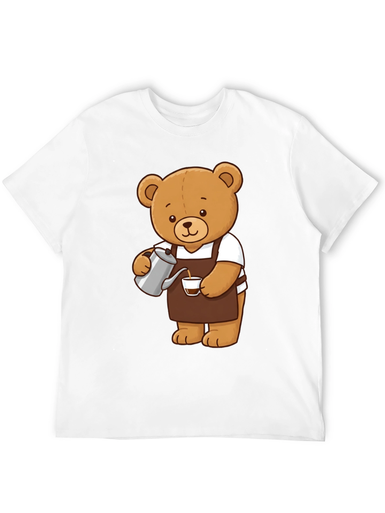 Barista Bear T-Shirt: Coffee Lovers Tee
