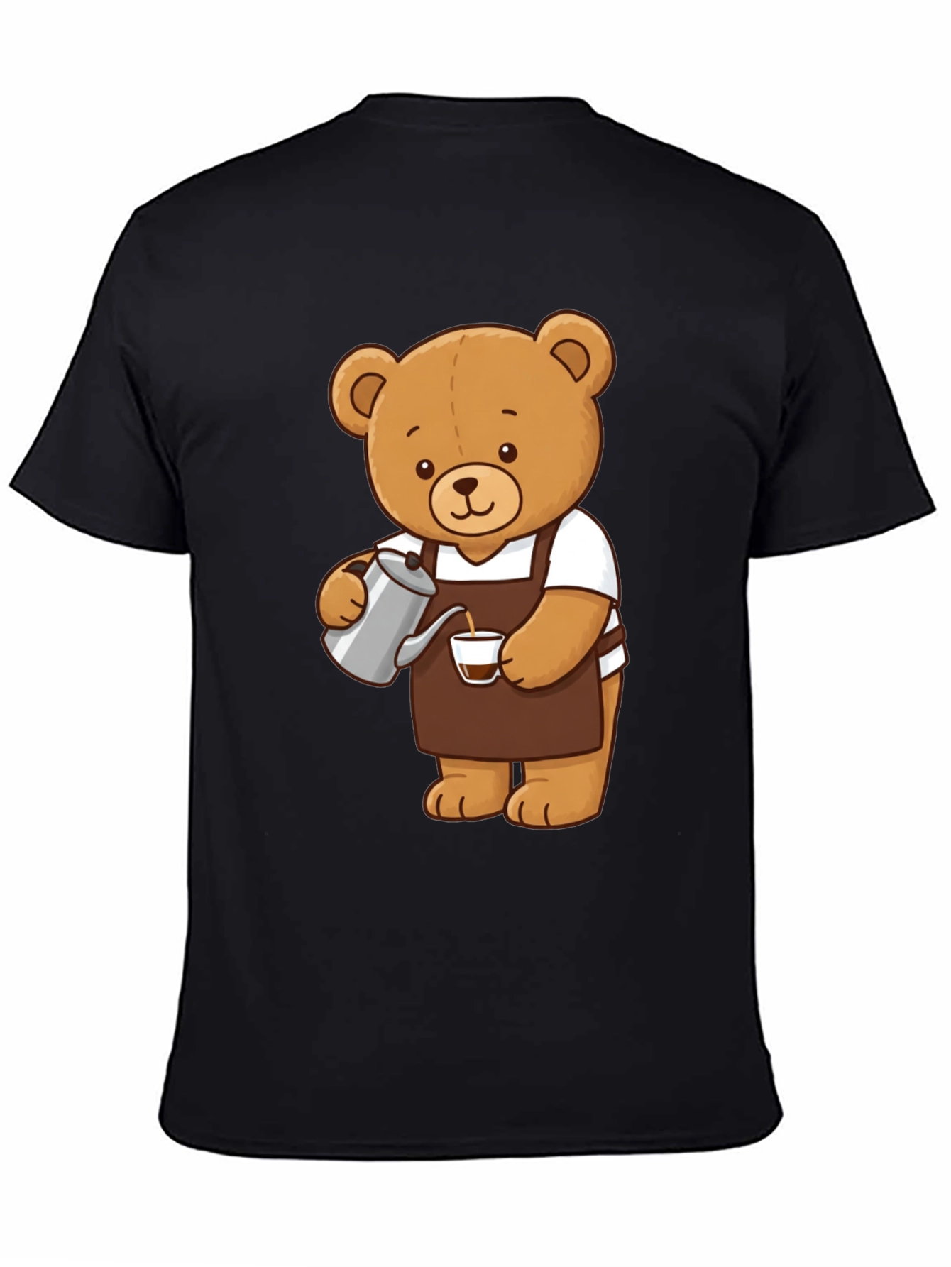 Barista Bear T-Shirt: Coffee Lovers Tee
