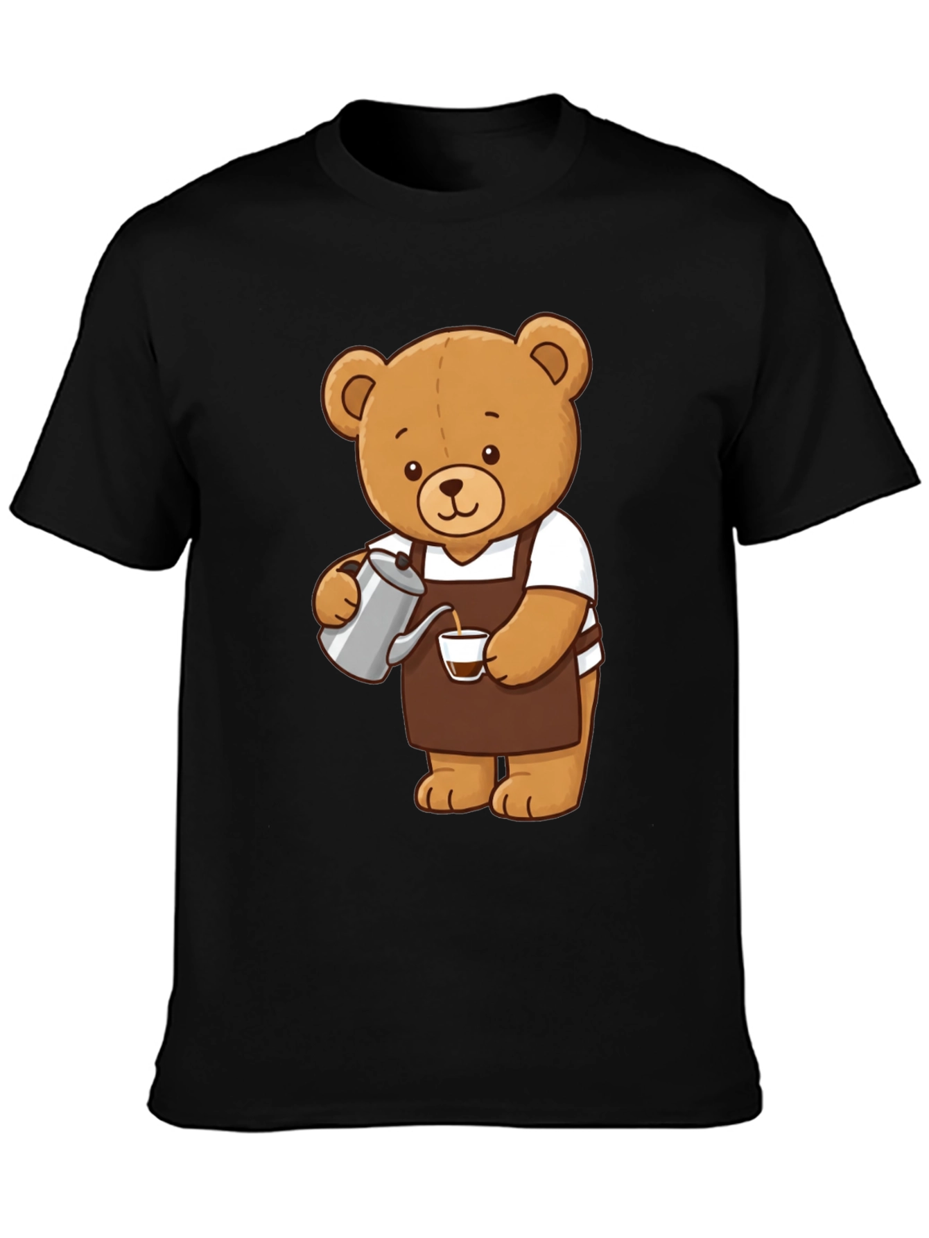 Barista Bear T-Shirt: Coffee Lovers Tee