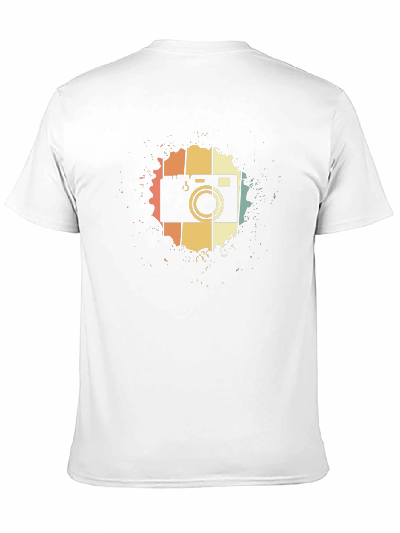 Retro Camera Graphic Tee - Black