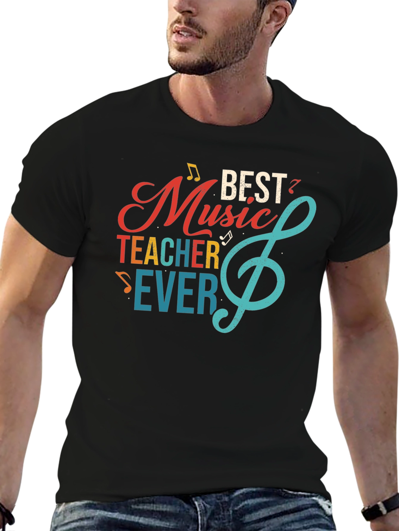 Best Music Teacher Ever Graphic T-Shirt