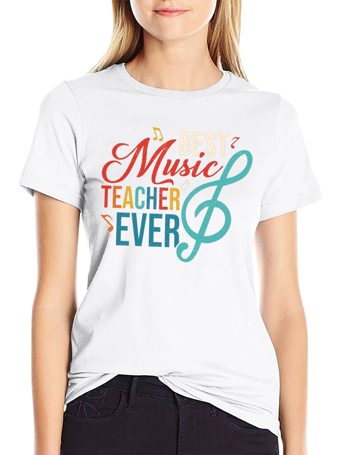 Best Music Teacher Ever Graphic T-Shirt