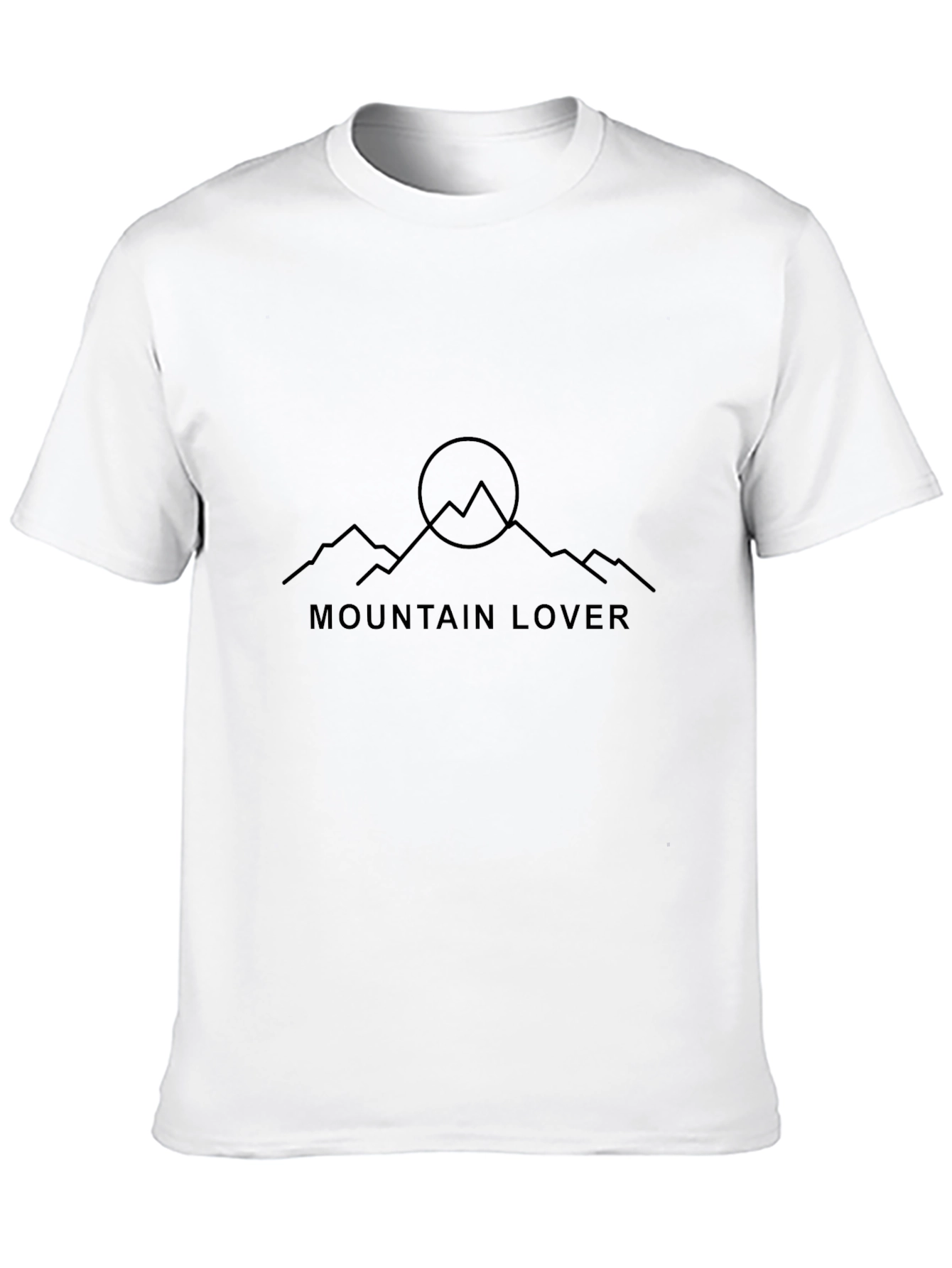 Mountain Lover Black Graphic Tee - Adventure Ready