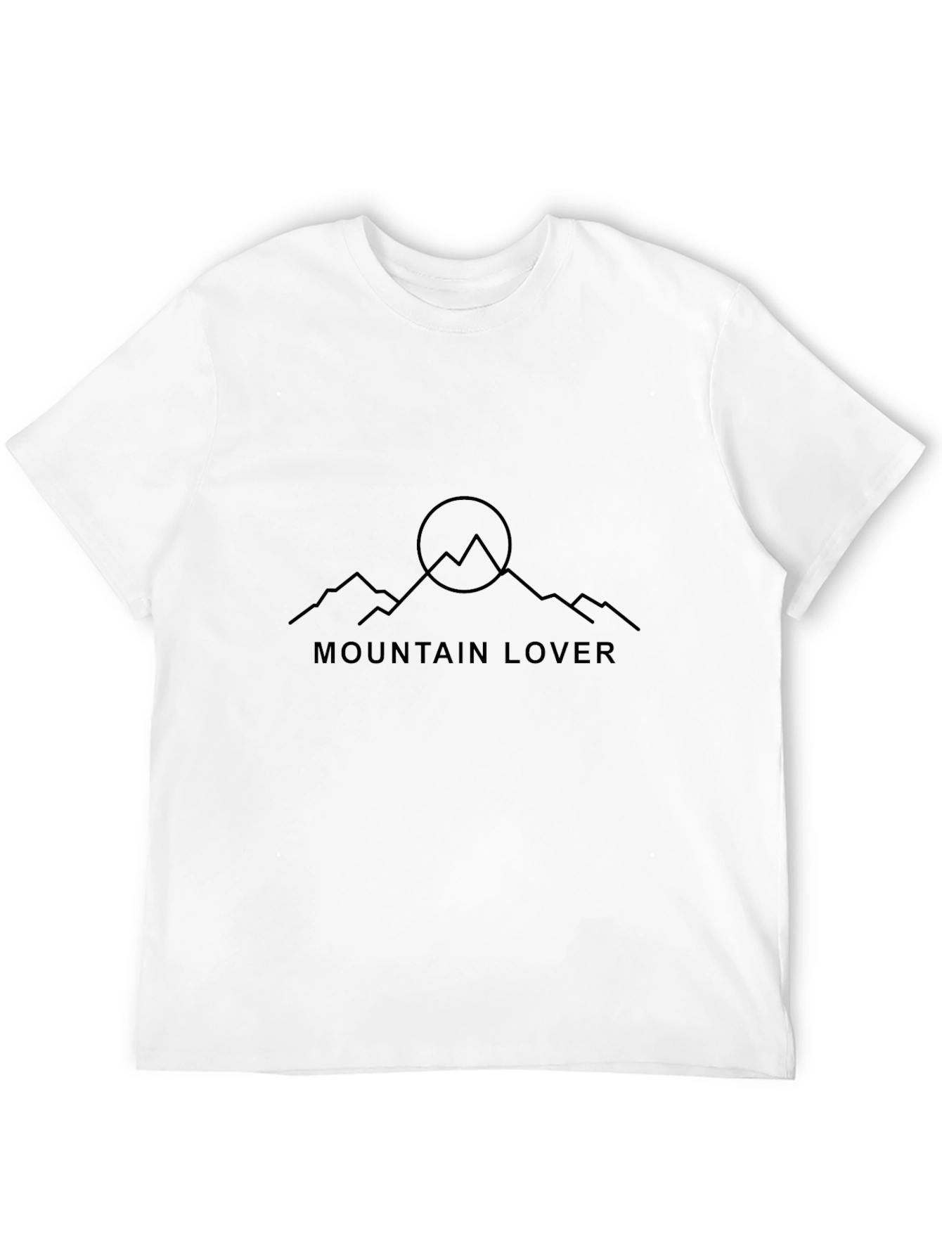 Mountain Lover Black Graphic Tee - Adventure Ready