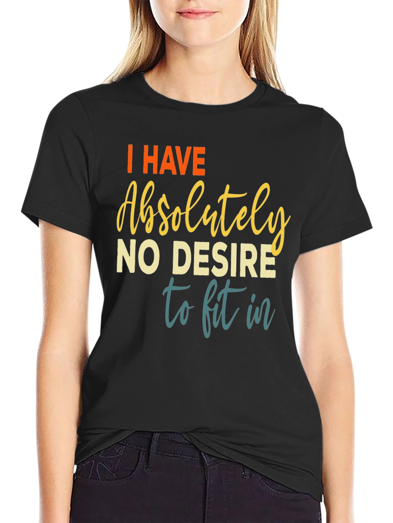 No Desire to Fit In Graphic Tee
