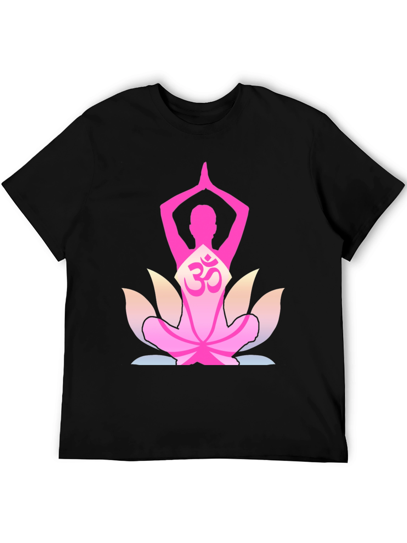 Yoga Lotus Om Graphic T-Shirt