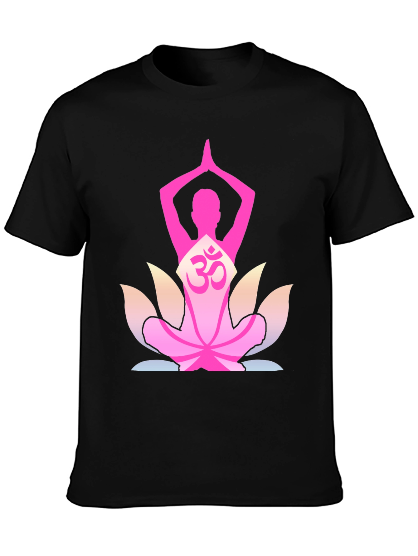 Yoga Lotus Om Graphic T-Shirt