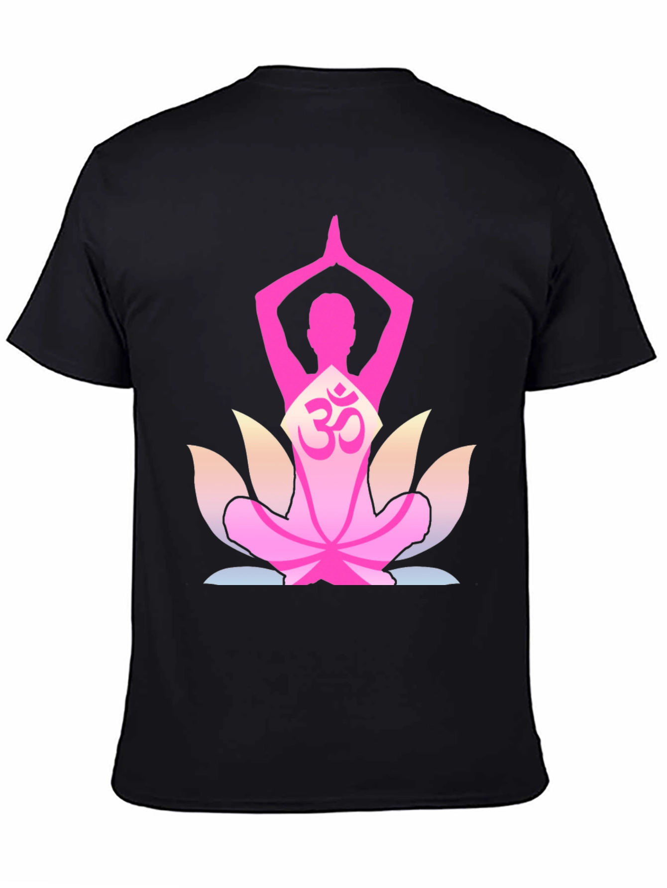 Yoga Lotus Om Graphic T-Shirt