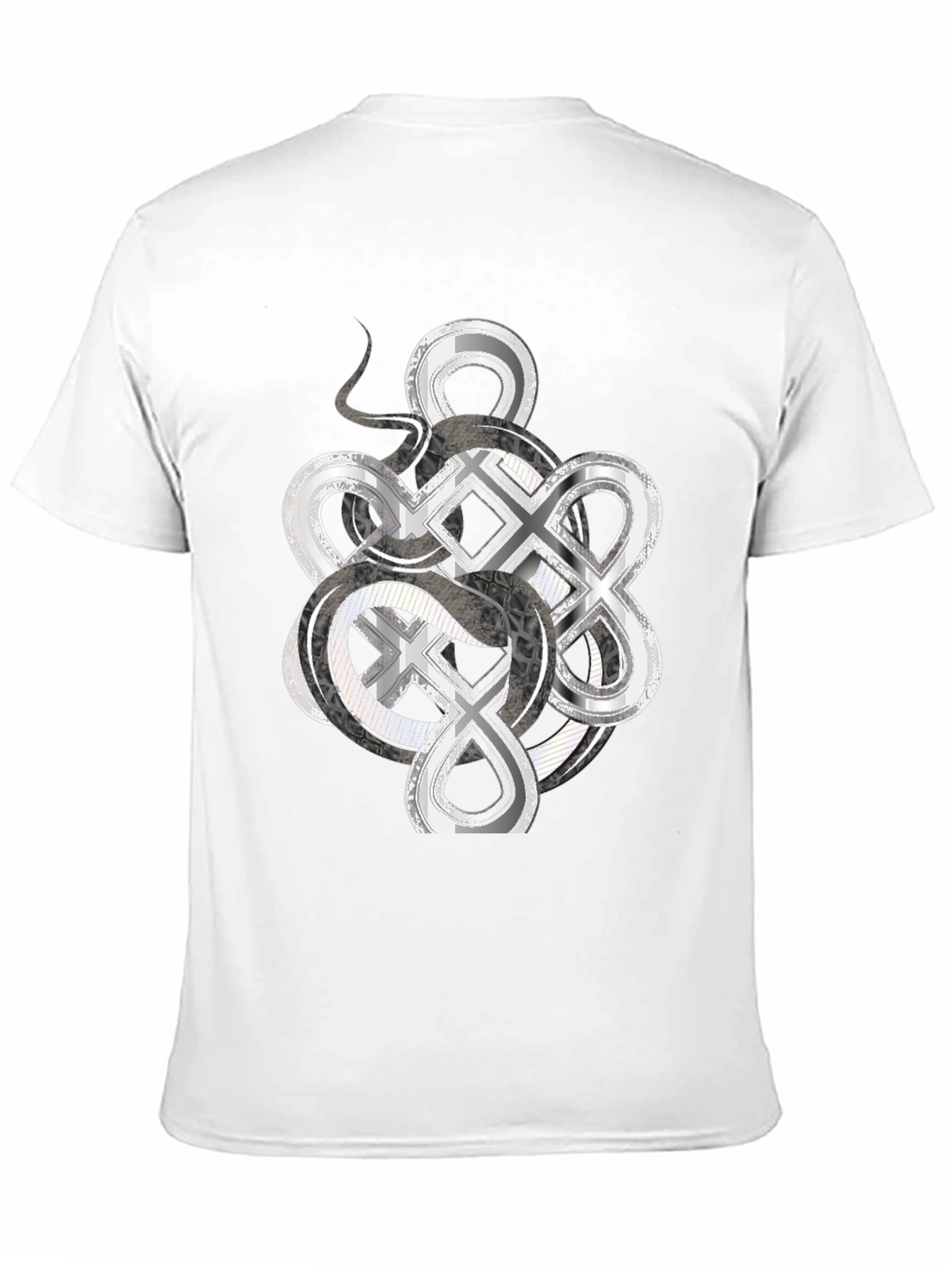 Infinity Knot Graphic Tee - Mens Black T-Shirt