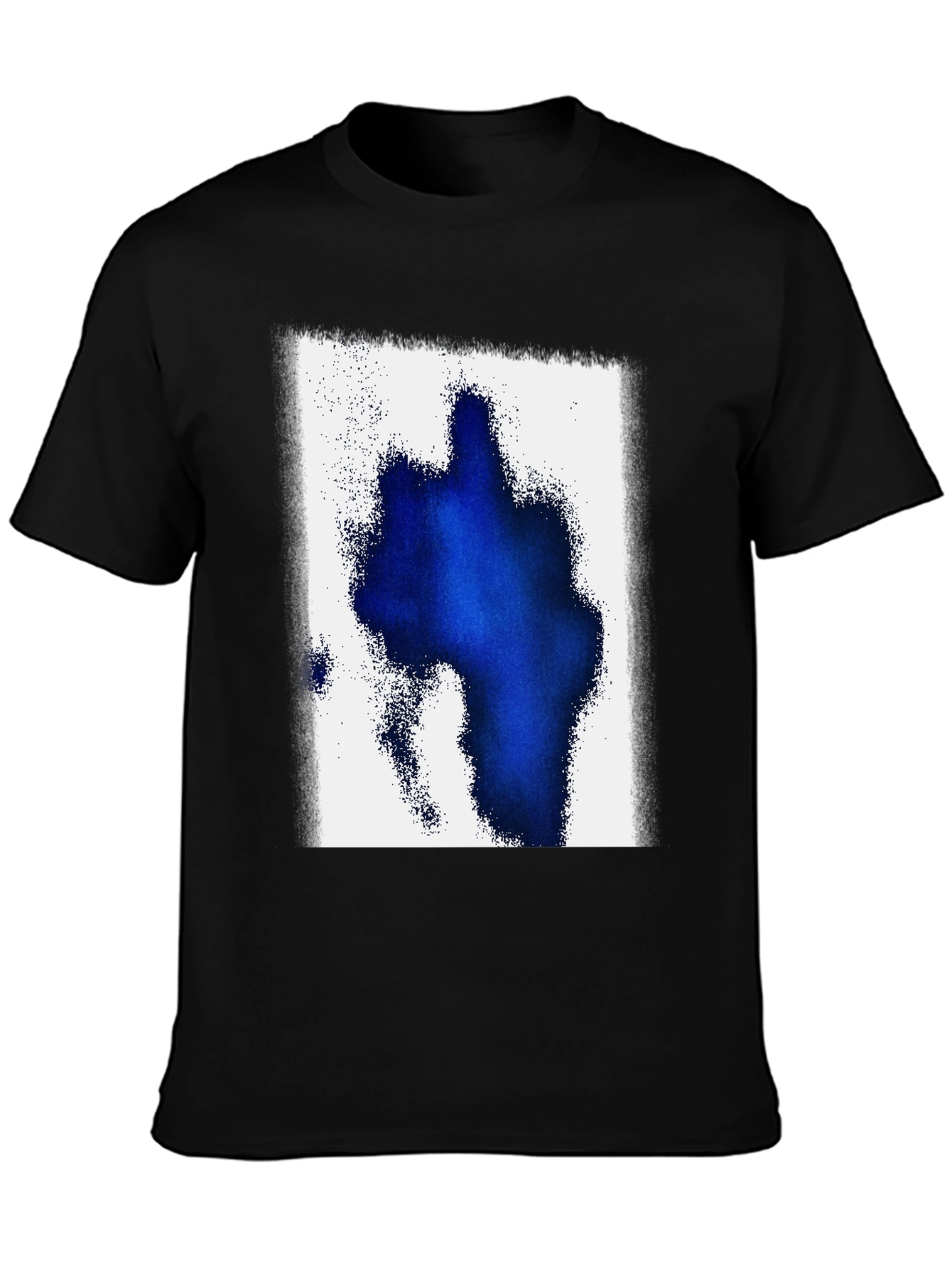 Abstract Blue Graphic Tee