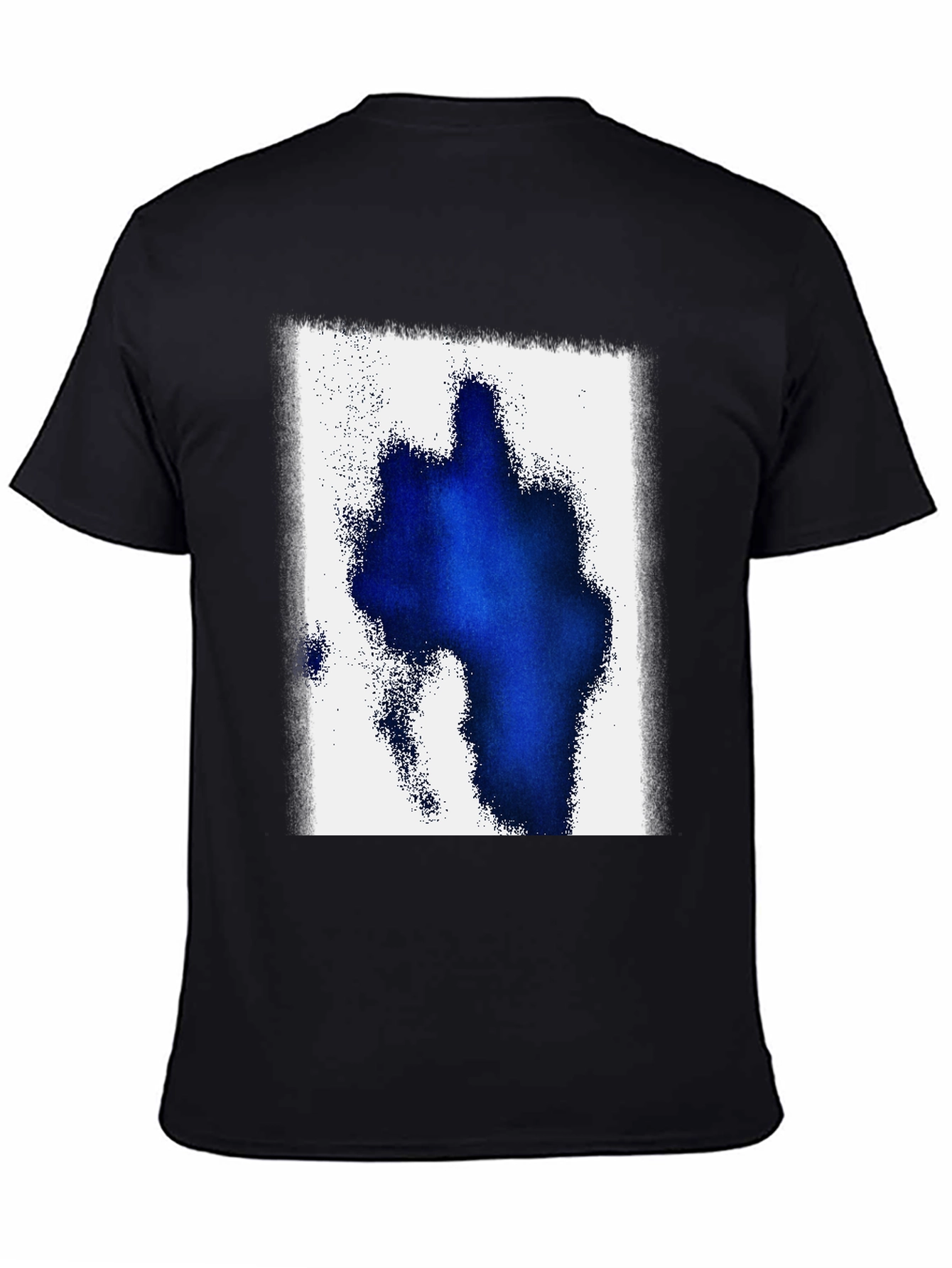 Abstract Blue Graphic Tee