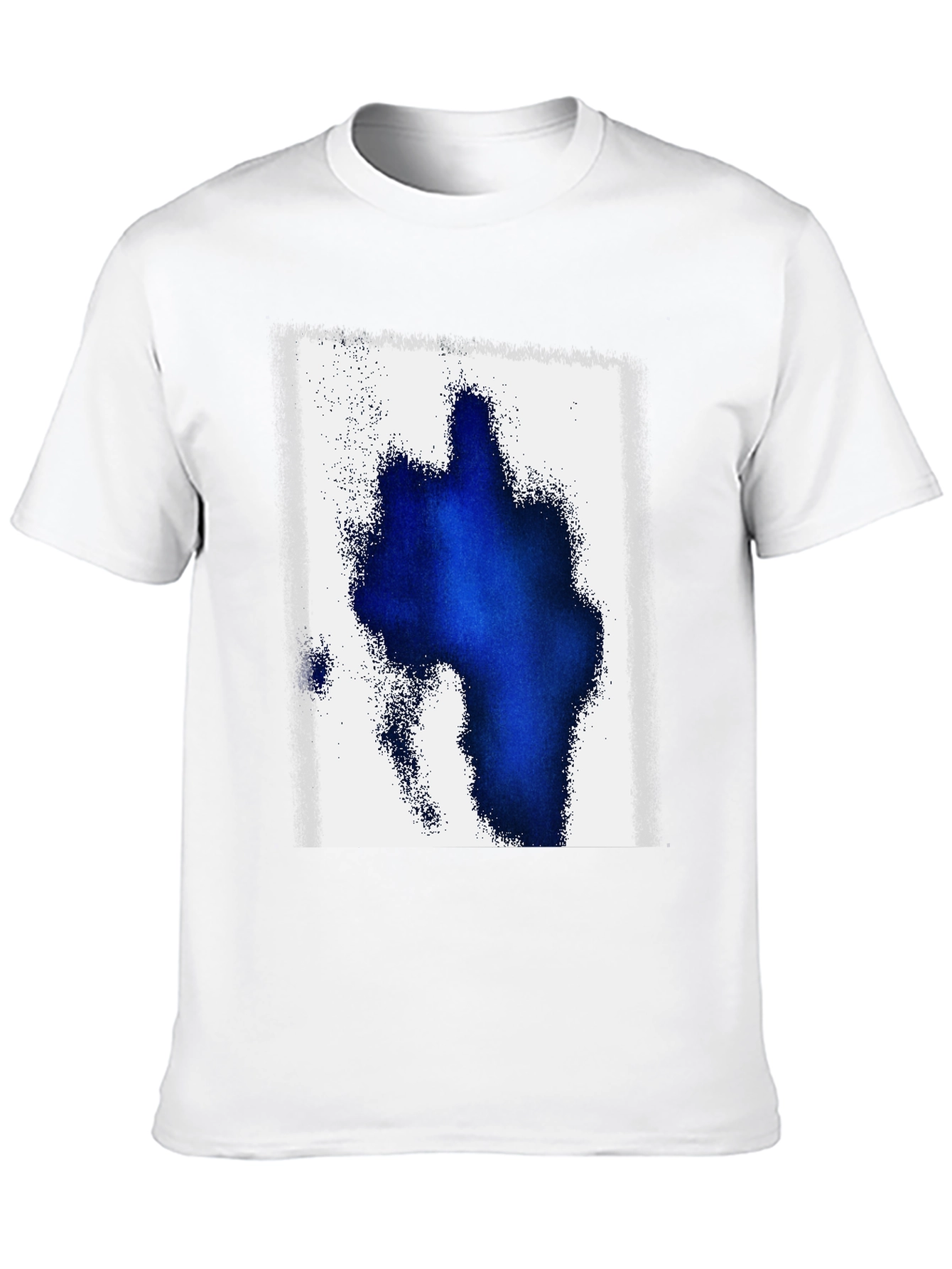 Abstract Blue Graphic Tee