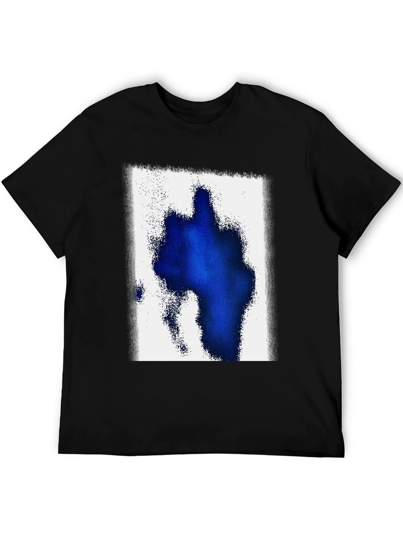Abstract Blue Graphic Tee