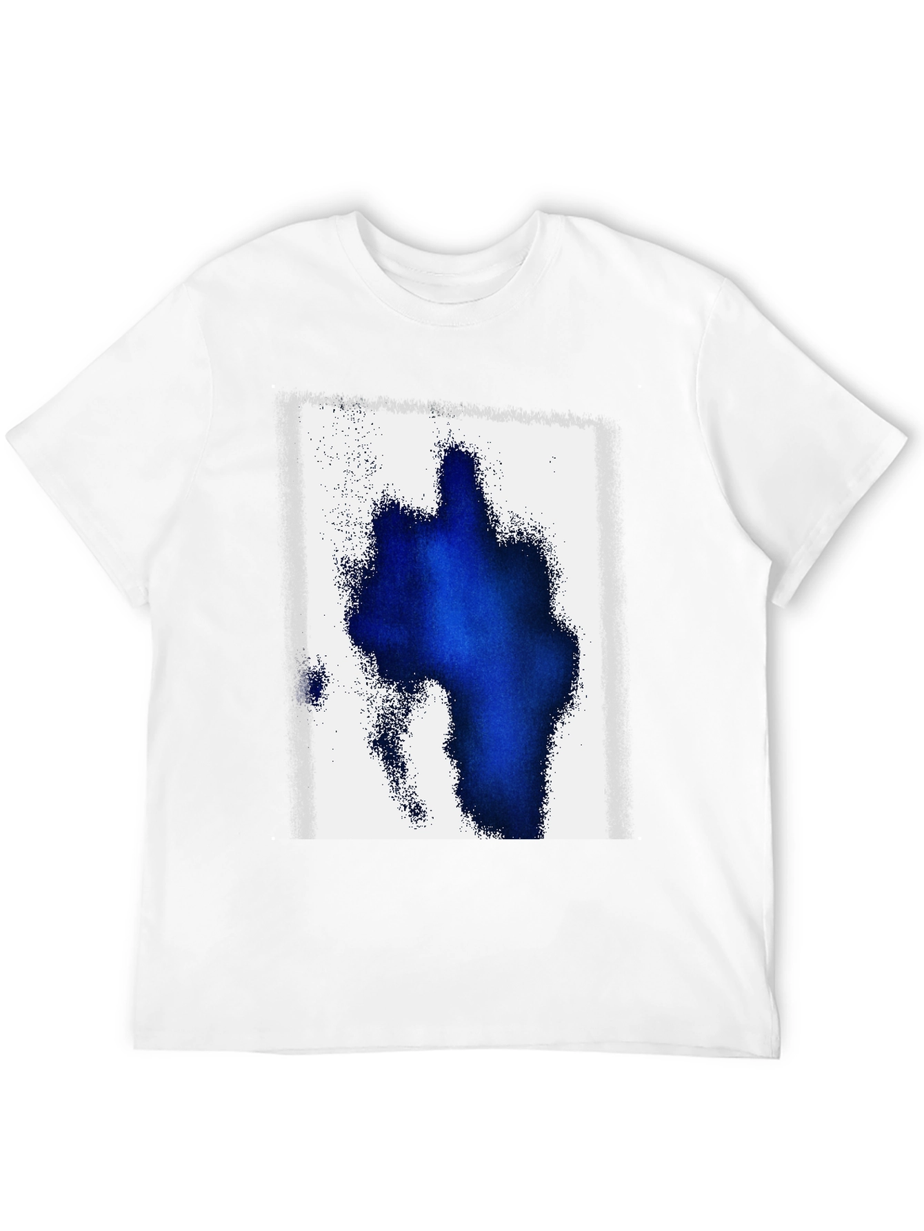 Abstract Blue Graphic Tee
