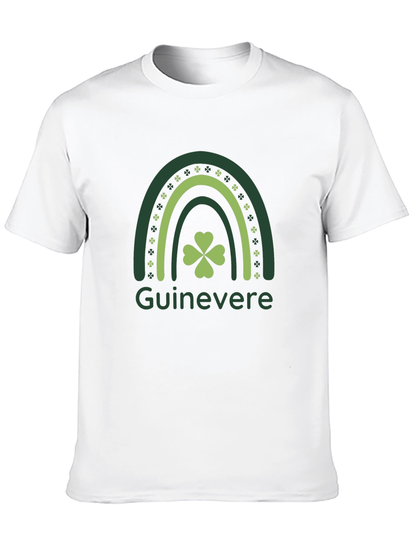 Guinevere St. Patricks Day Shamrock Rainbow T-Shirt